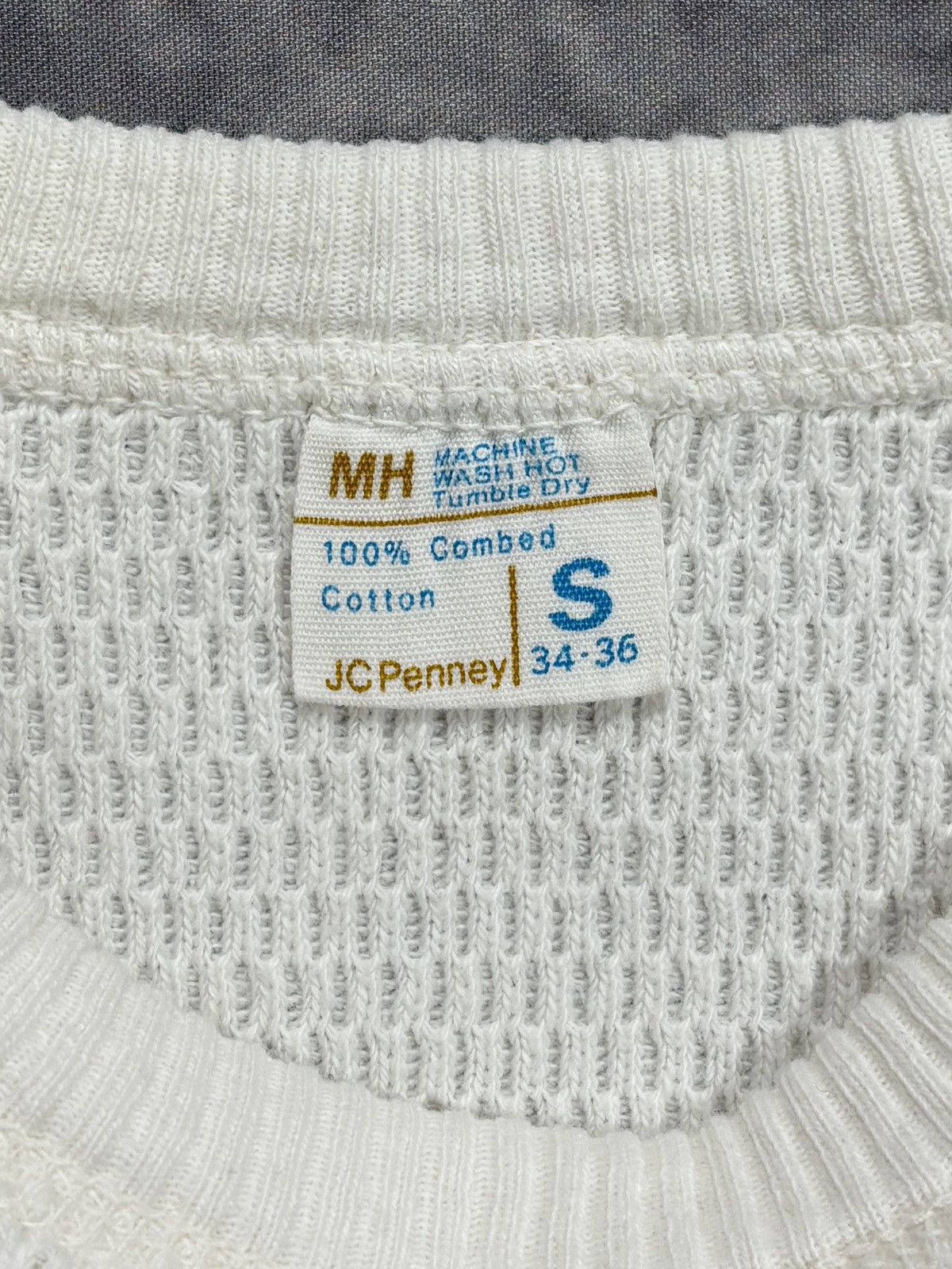 JCPenney True Vintage Thermal 1960s JC Penneys USA Waffle Raschel Size US XS / EU 42 / 0 - 5 Thumbnail