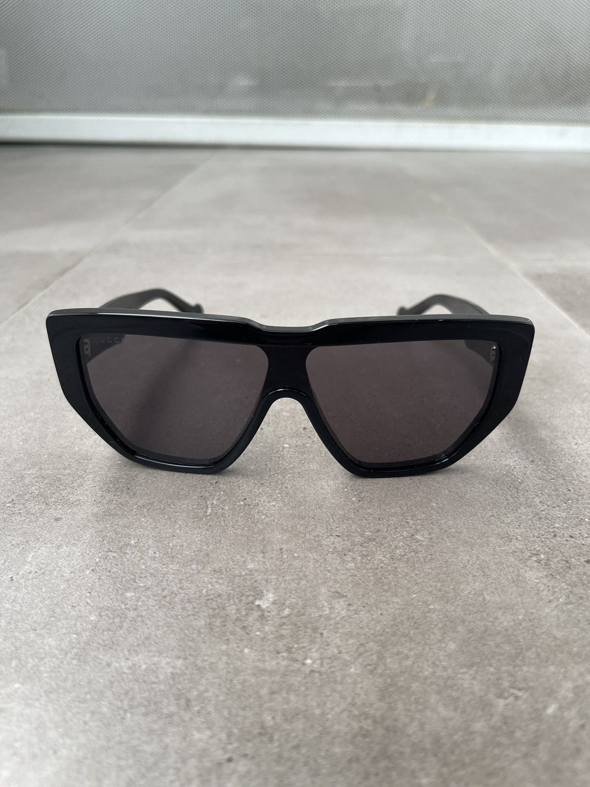 Gucci !DS! Gucci GG0997S Black Shield Sunglasses Size ONE SIZE - 3 Thumbnail
