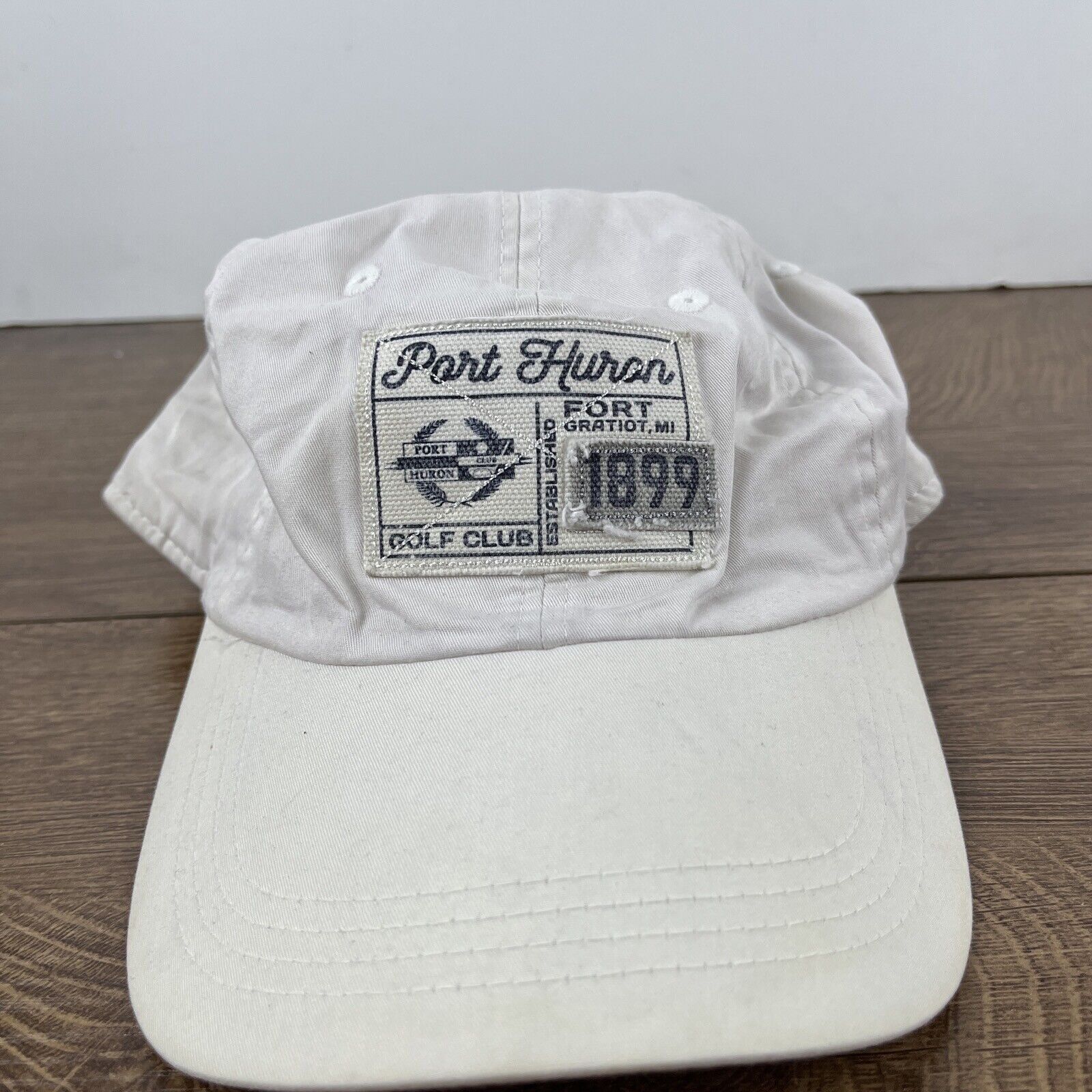 Other Port Huron Hat Fort Gratiot Michigan White Hat Adjustable Wh Size ONE SIZE - 5 Thumbnail