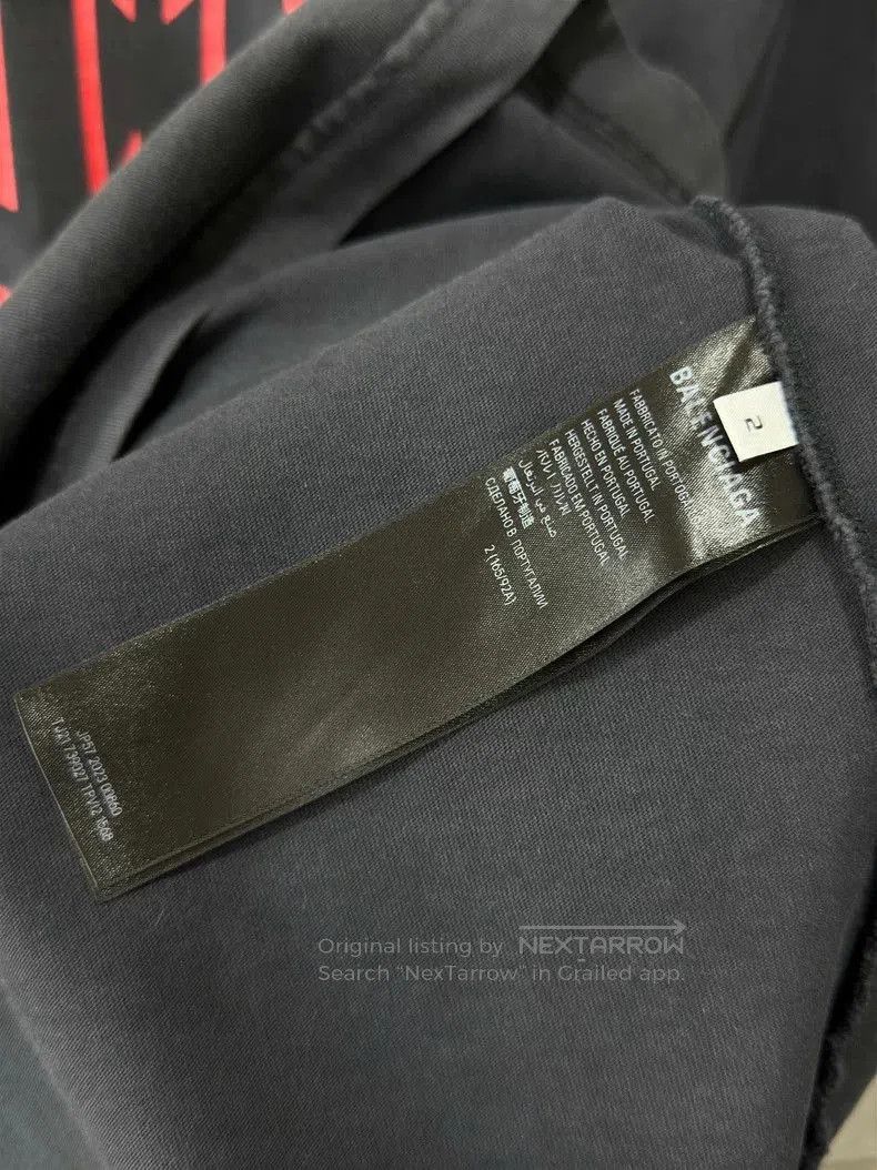 Balenciaga Balenciaga Bitcoin Distressed Long Sleeve. Size US XS / EU 42 / 0 - 7 Thumbnail