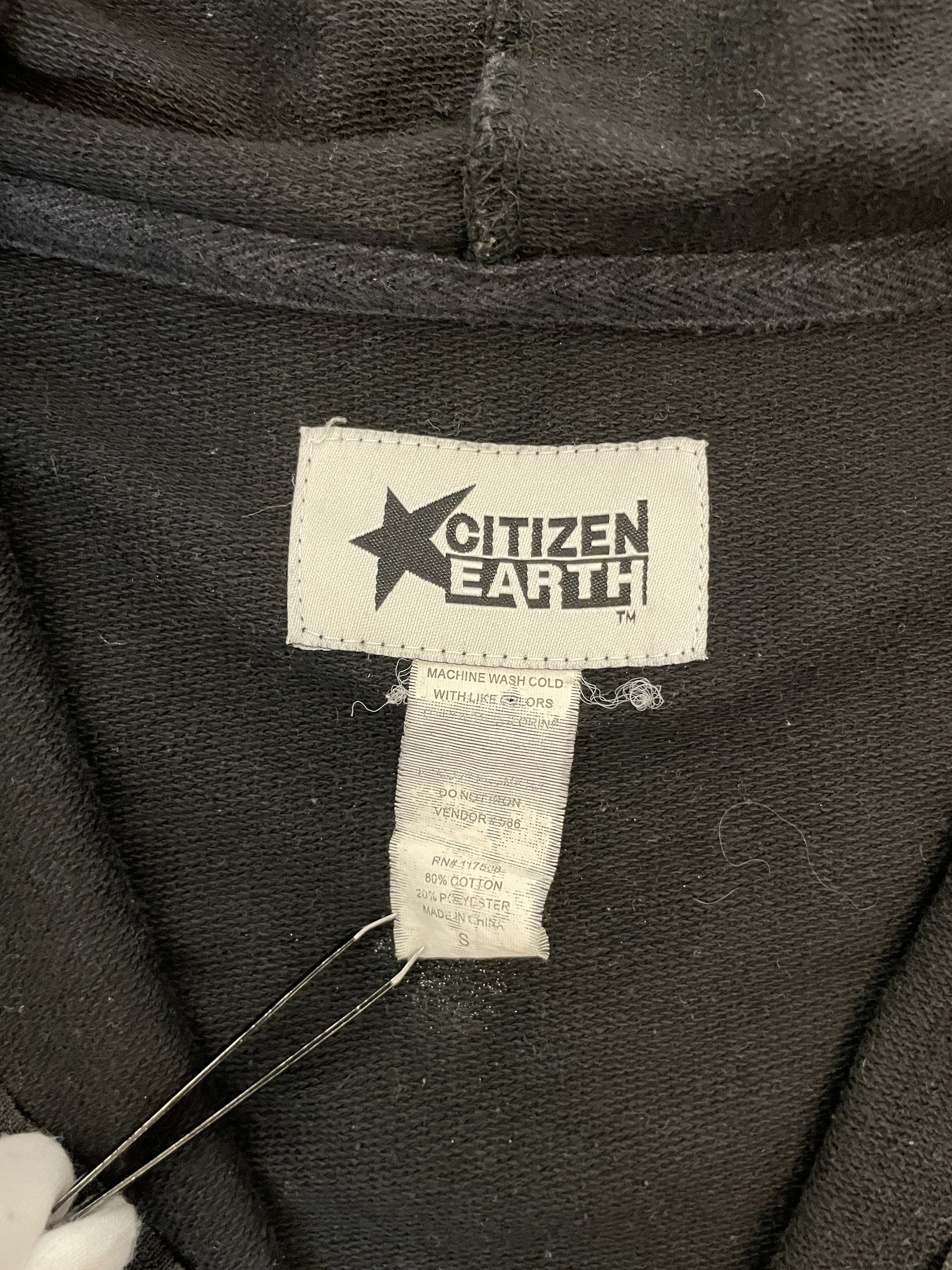 Tripp NYC Cyber Y2K Citizen Earth Zip Up Hoodie Distressed Skull Print Size US S / EU 44-46 / 1 - 6 Thumbnail