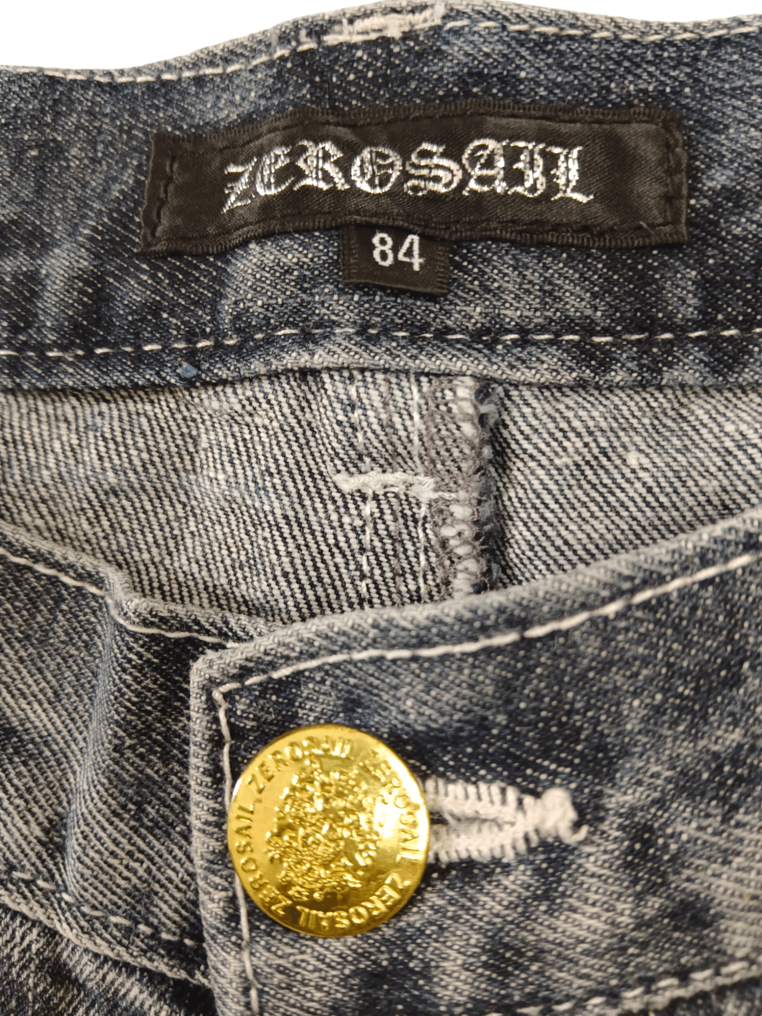 LOWBOX Zerosail Lowbox Distressed Punk Flare Denim Size US 32 / EU 48 - 15 Thumbnail