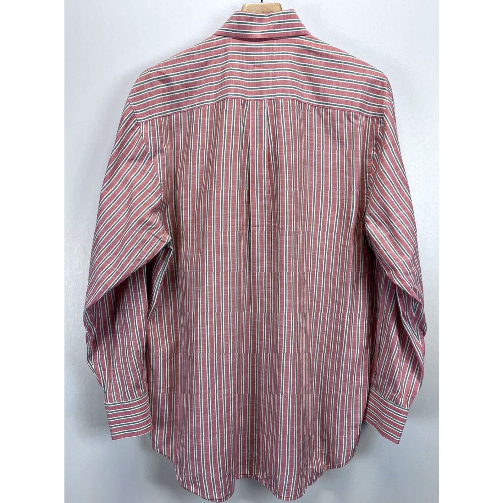 Peter Millar Peter Millar Button Down Shirt Mens Large Striped Cotton Long Sleeve Pink Multicolor Size US L / EU 52-54 / 3 - 2 Thumbnail