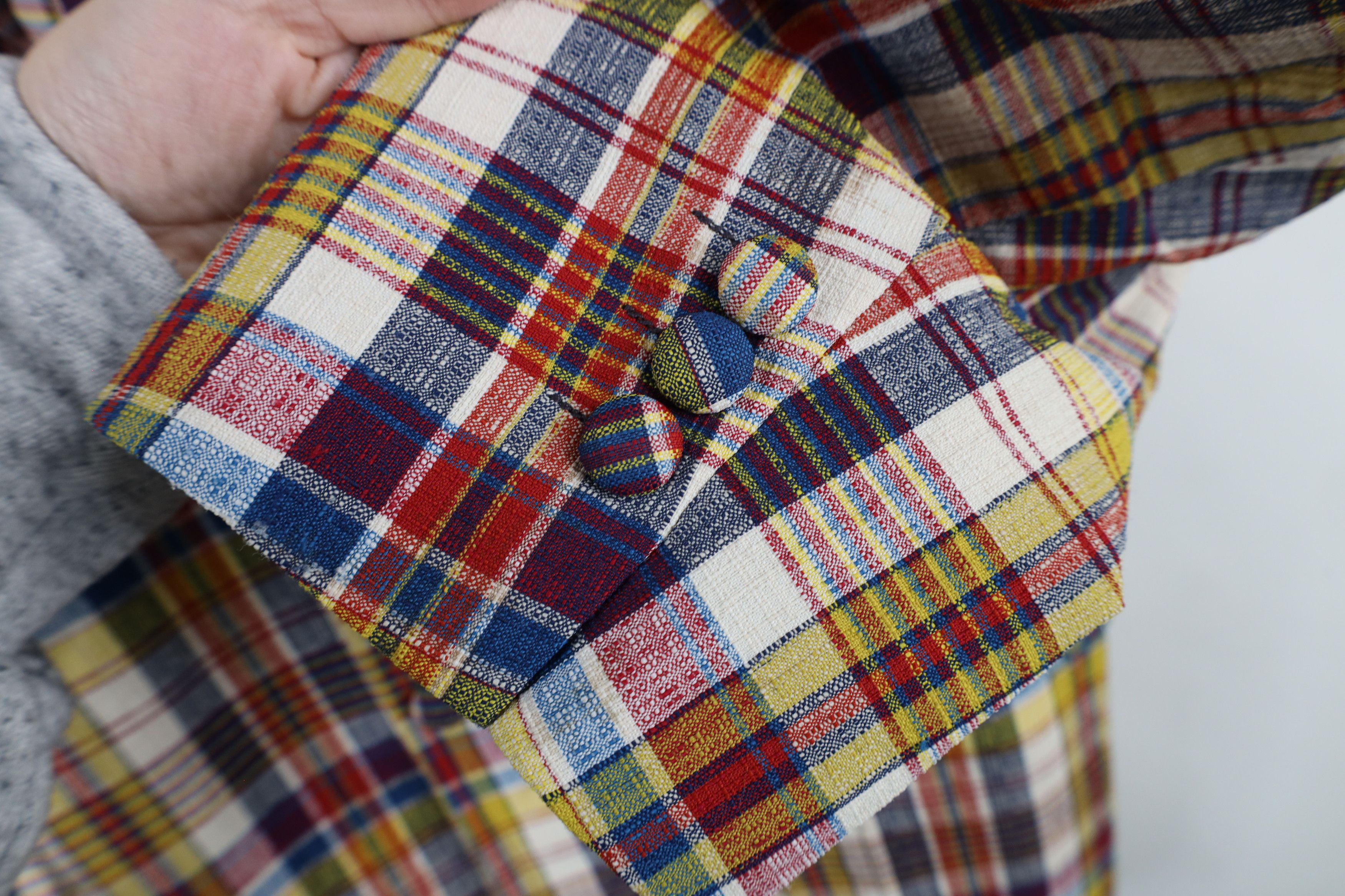 Vintage Vintage 70s Rockabilly Plaid 3 Button Blazer Suit Jacket USA Size US L / EU 52-54 / 3 - 4 Thumbnail
