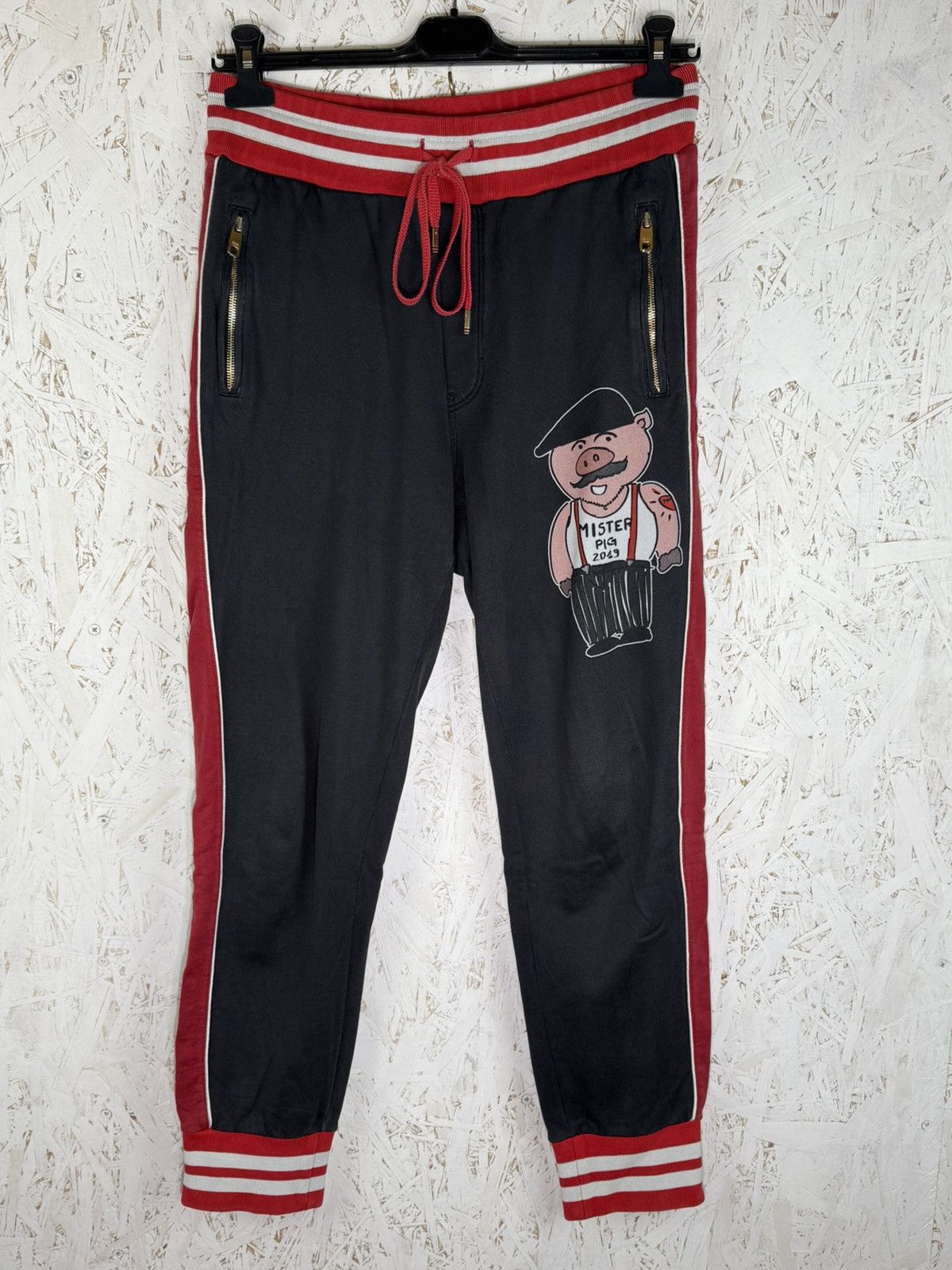 Dolce & Gabbana Dolce & Gabbana Mister Pig 2019 Tracksuit Set Hoodie Pants Size US L / EU 52-54 / 3 - 11 Thumbnail