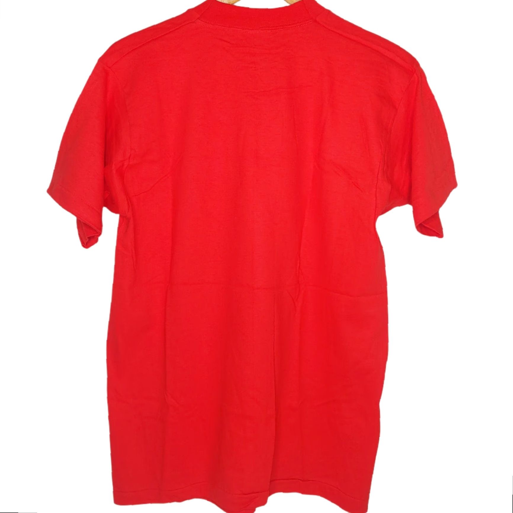 Fruit Of The Loom VINTAGE National Physical Fitness Award Shirt Large Red USA Single Stitch T-Shirt Mens Size US L / EU 52-54 / 3 - 3 Thumbnail