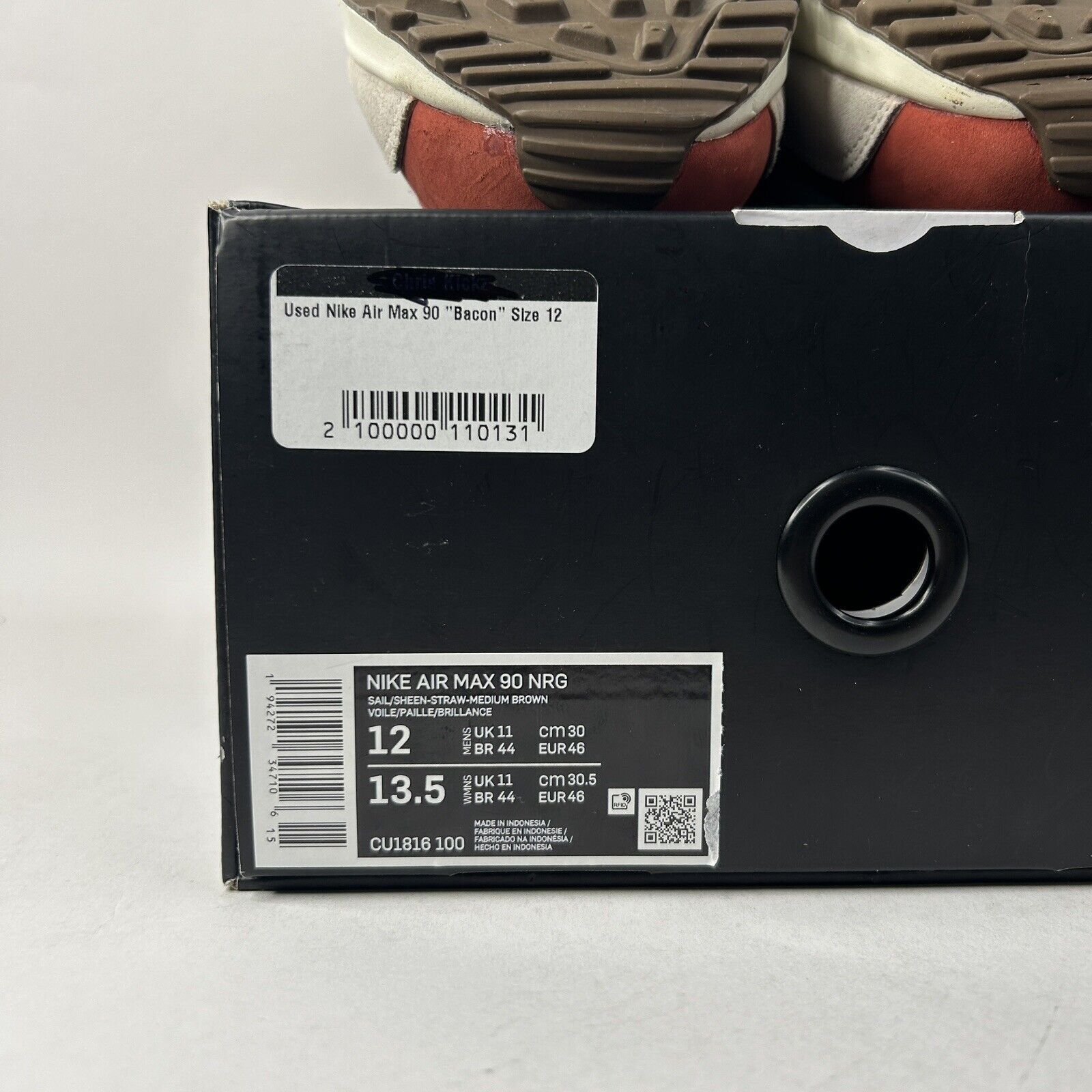 Nike Nike Air Max 90 NRG “Bacon” 2024 Size US 12 / EU 45 - 8 Thumbnail