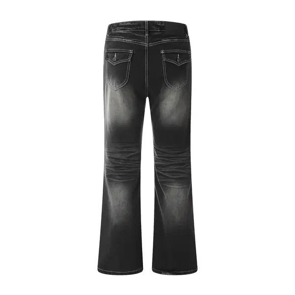 VIBE American retro high street versatile Cleanfit flared jeans Size US 32 / EU 48 - 2 Thumbnail