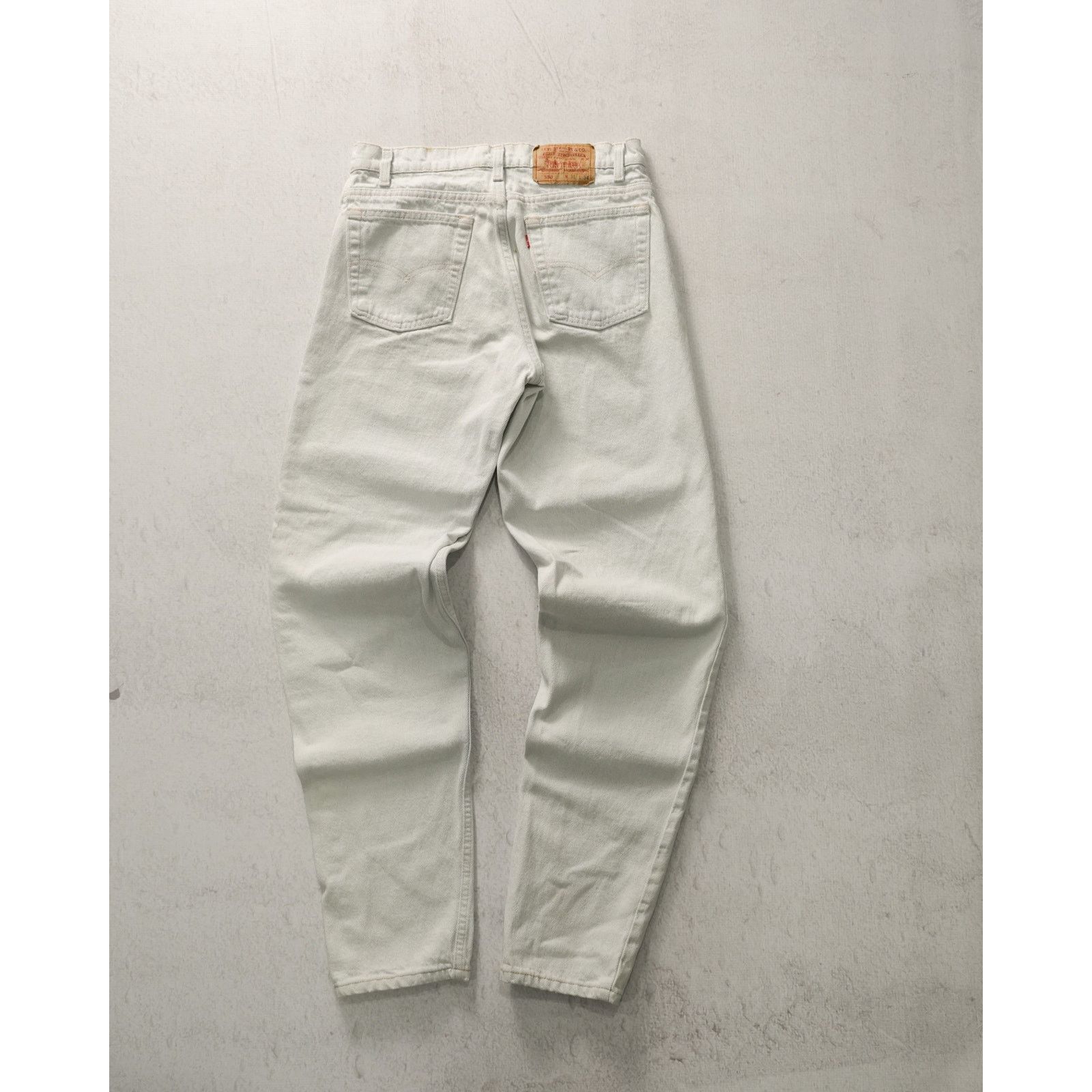 Levi's Vintage 90s Levis 550 White Jeans - Women's 30Wx32L Size 30" / US 8 / IT 44 - 2 Thumbnail