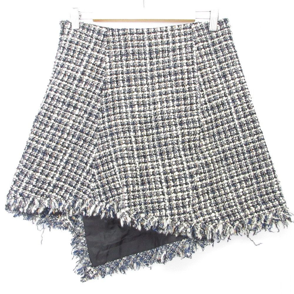 Sacai Sacai Sacai Tweed Asymmetrical Skirt Others Skirts 24-07445 DUTY FREE for USA Size ONE SIZE - 1 Thumbnail