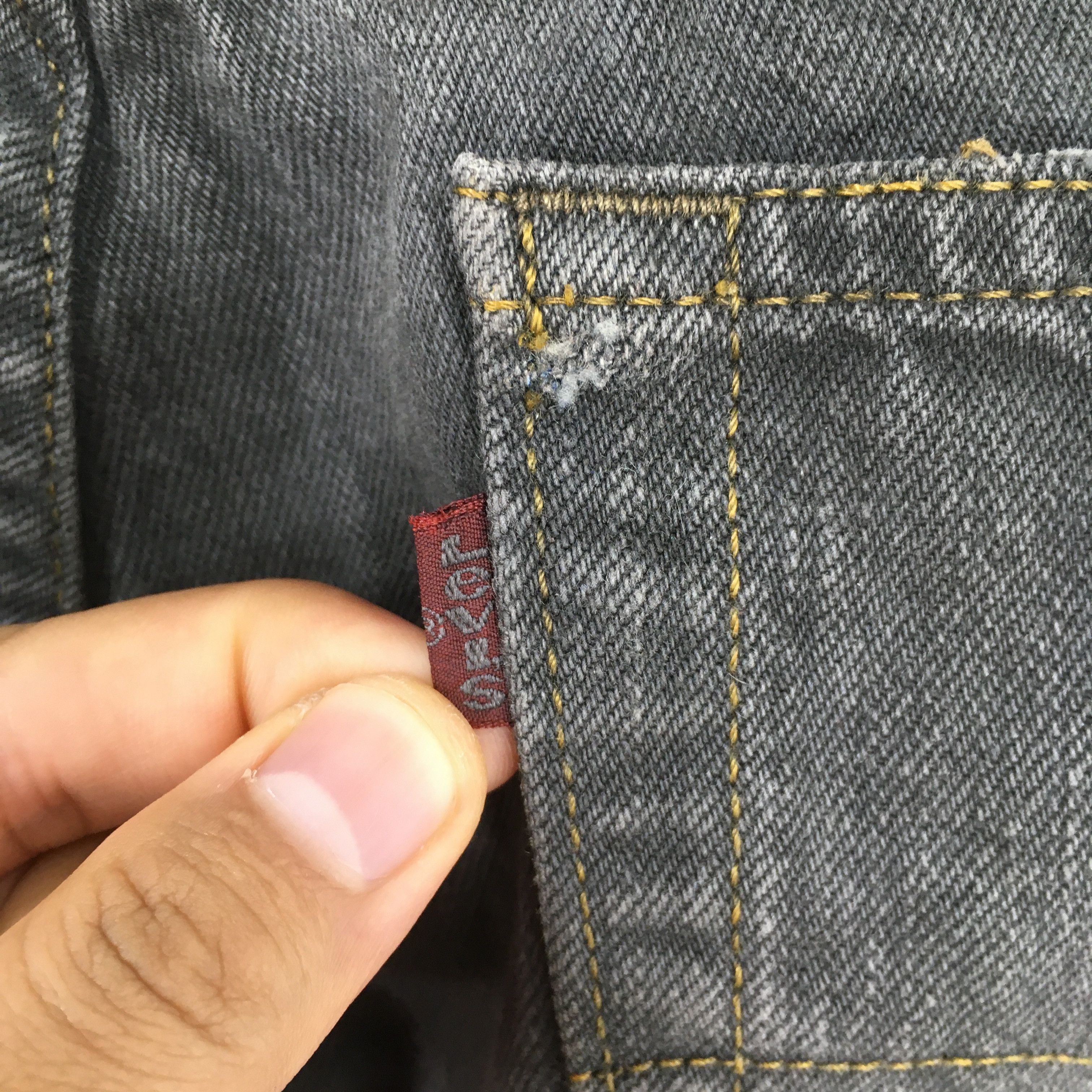 Levi's Size 29x29 Vintage 90s Levi's 505 Faded Black Jeans S1277 Size US 29 - 12 Thumbnail