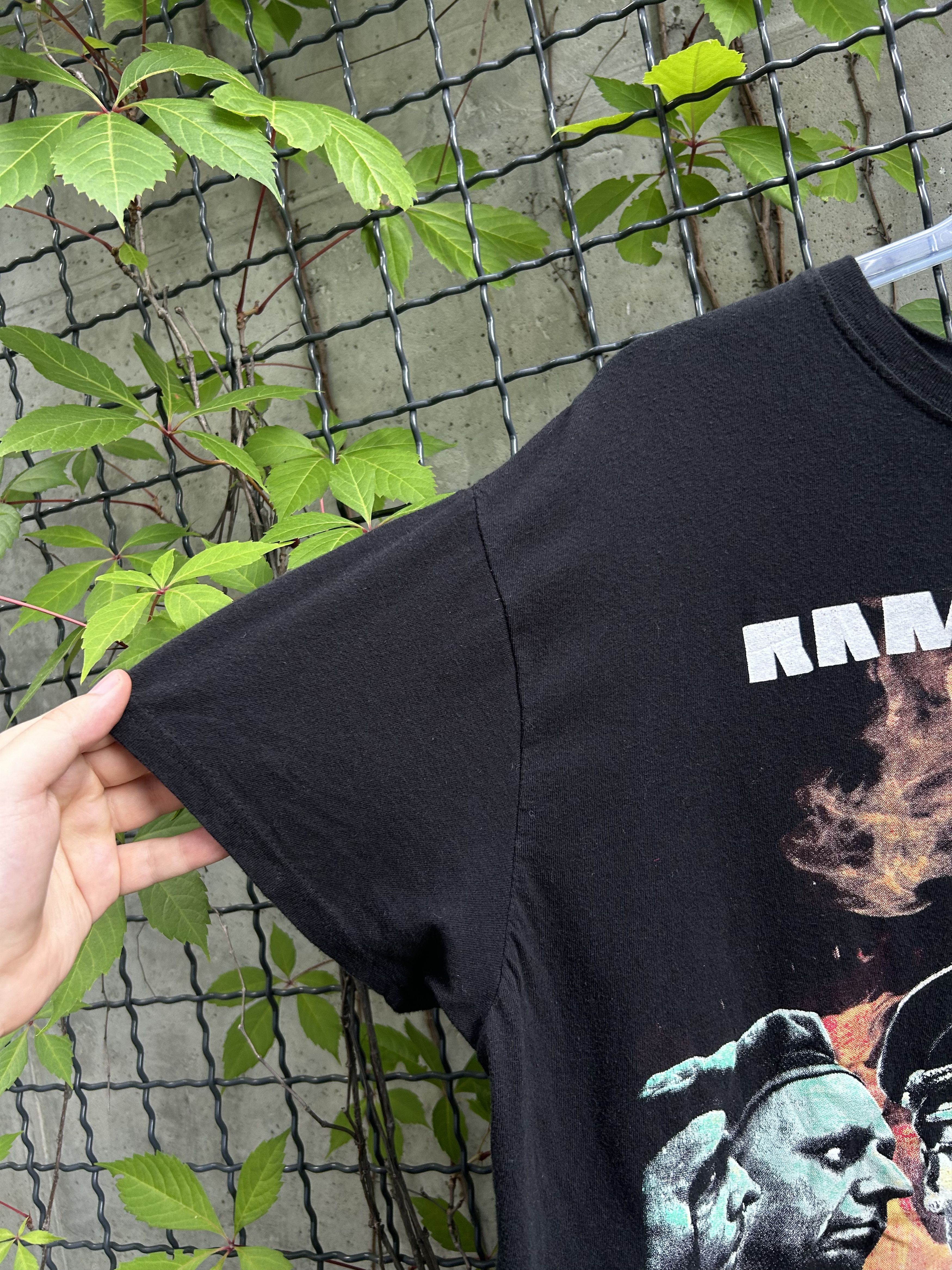 Band Tees × Vintage Vintage 2000s Rammstein Deutschland Rock Band T-shirt Size US L / EU 52-54 / 3 - 4 Thumbnail
