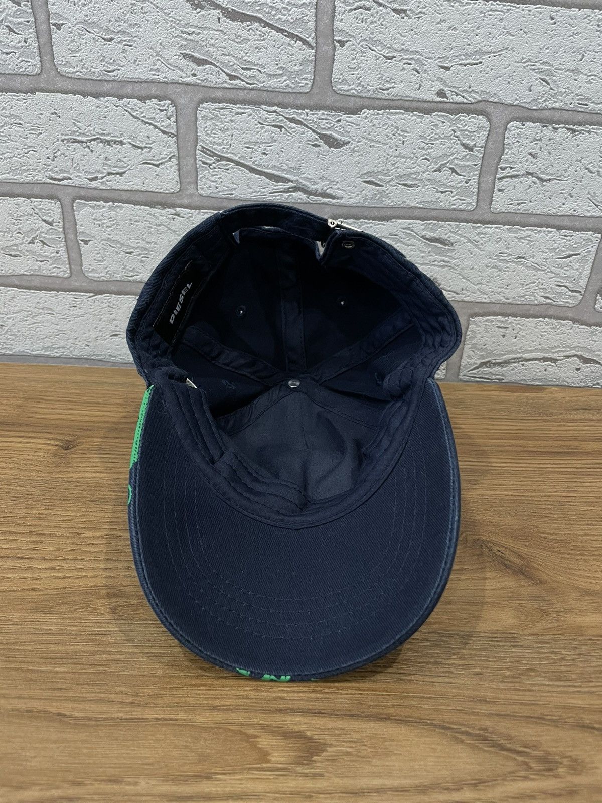 Diesel Diesel Only The Brave Navy Blue kids Teenage Hat Cap Size ONE SIZE - 6 Thumbnail