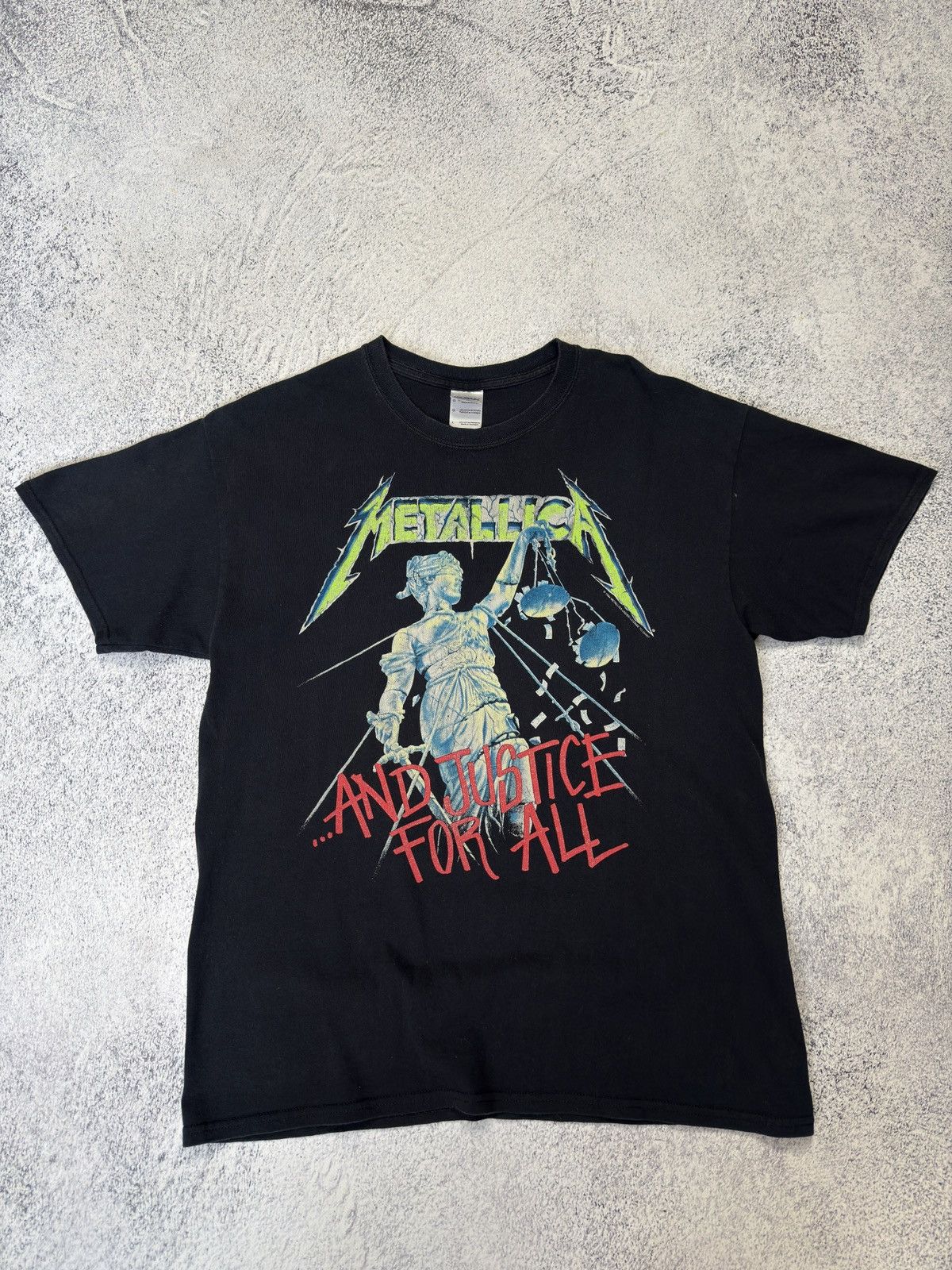 Gildan Vintage 2006 Metallica And Justice For All T-Shirt Band Tee Size US L / EU 52-54 / 3 - 2 Thumbnail