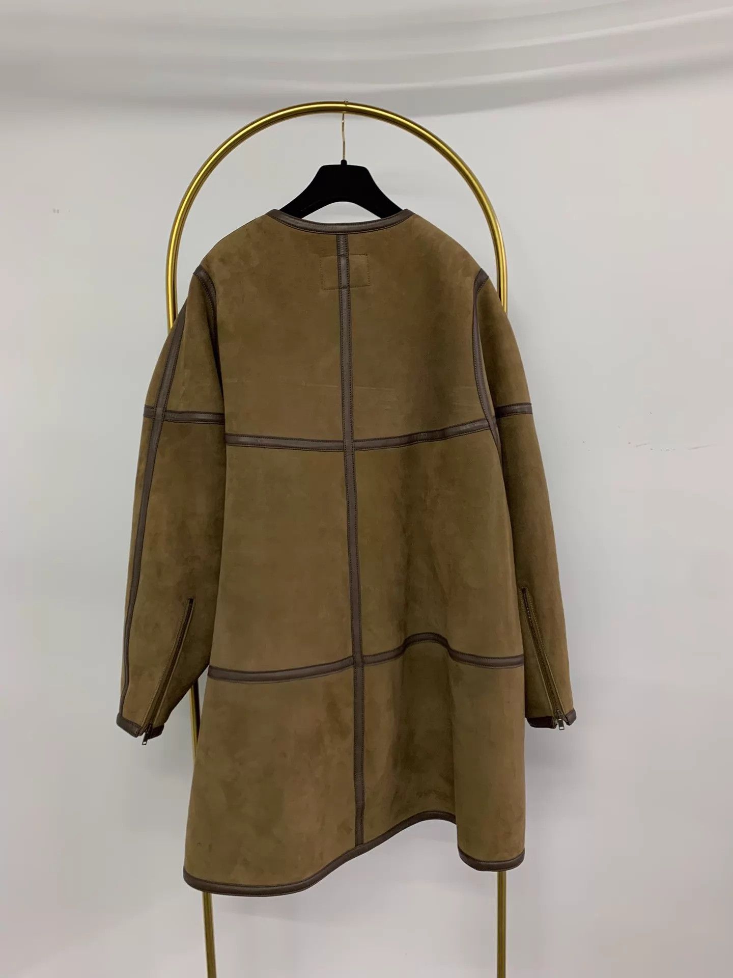 Isabel Marant Isabel Marant khaki shearling coat 34 Size XXS / US 00 / IT 34 - 3 Thumbnail