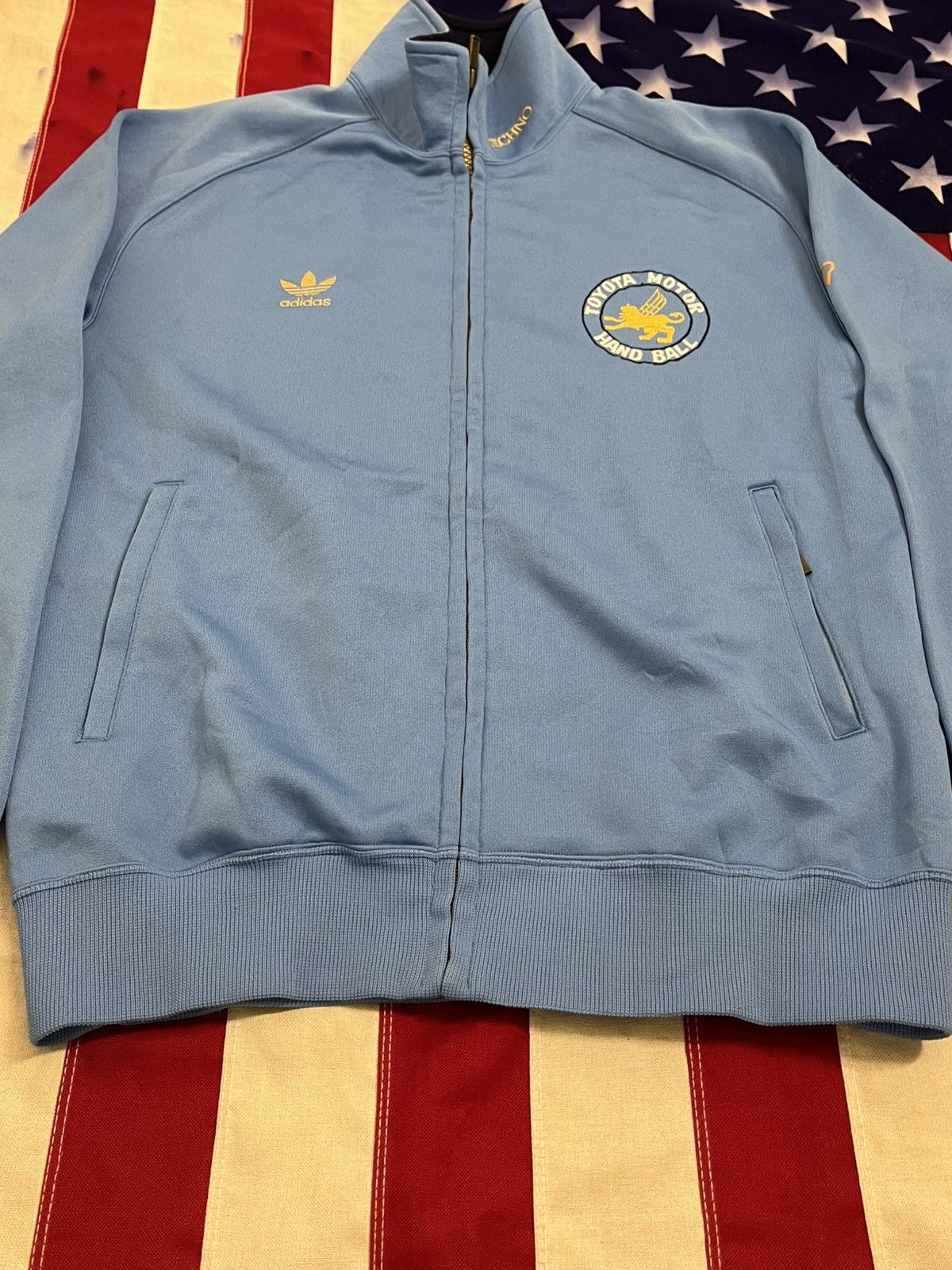 Adidas Vintag Adidas Toyota Motor Track Jacket Made in Japan 80s90s Size US M / EU 48-50 / 2 - 3 Thumbnail