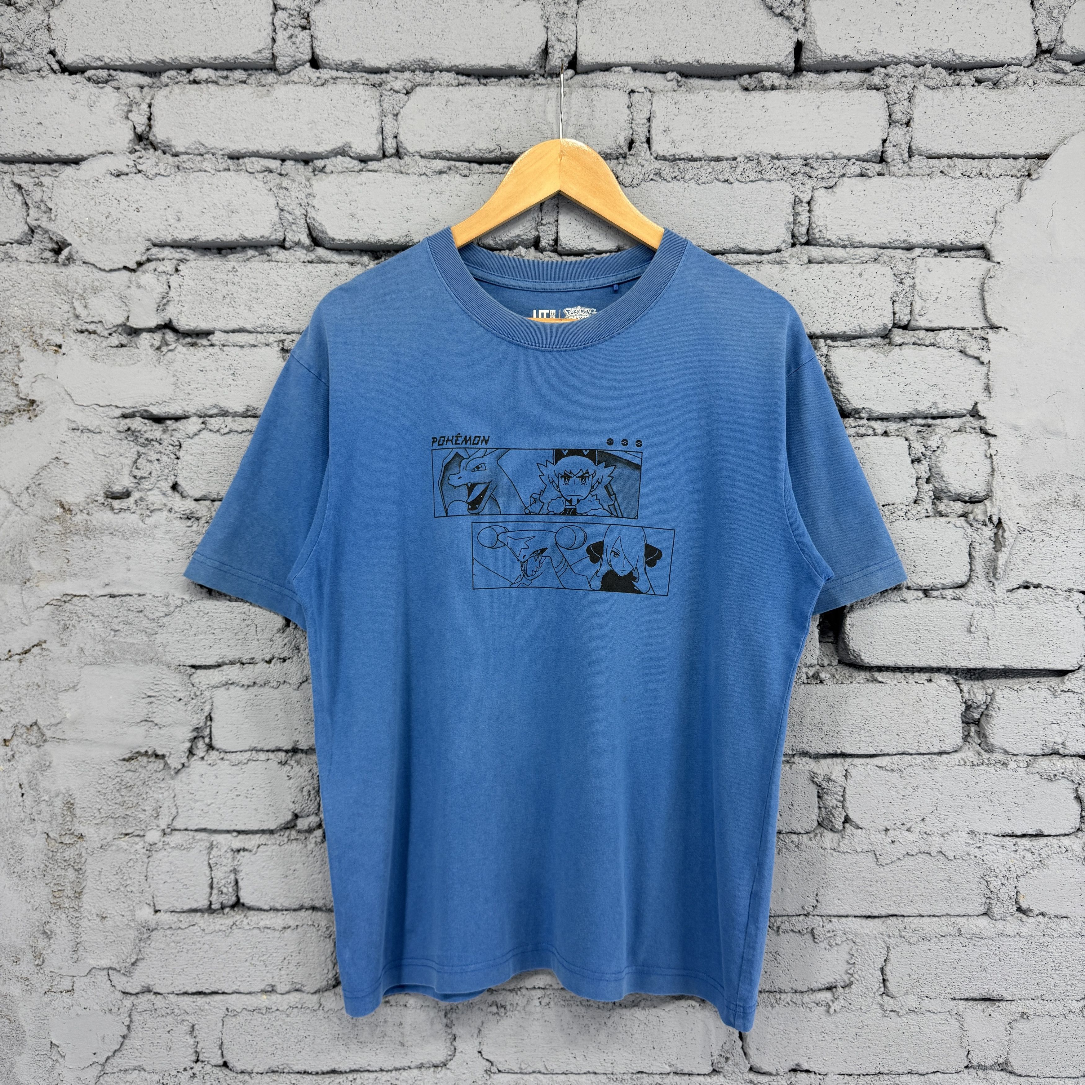 Anime Japanese Anime Pokemon Uniqlo EX Blue Charizard Faded Tshirt Size US S / EU 44-46 / 1 - 1 Thumbnail