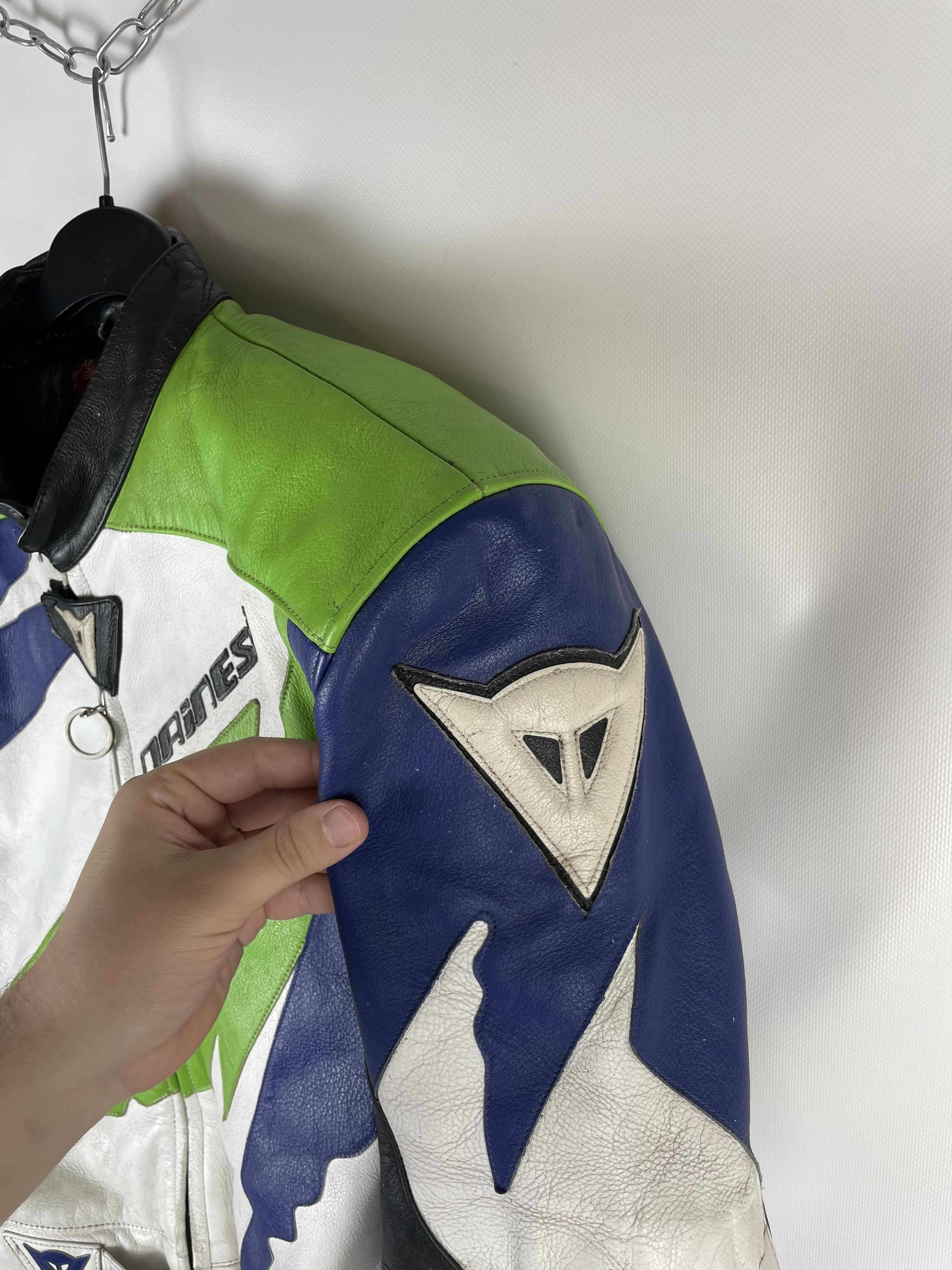 Dainese VINTAGE DAINESE LEATHER JACKET MOTO BIKE RACING Size US M / EU 48-50 / 2 - 4 Thumbnail