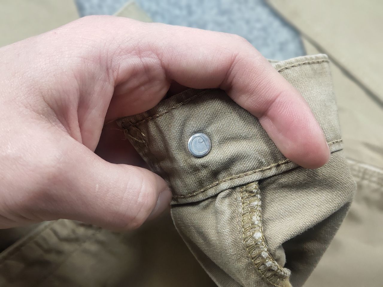 Carhartt Vintage Carhartt B151 canvas Pocket Faded USA Baggy Pants Size US 34 / EU 50 - 16 Thumbnail