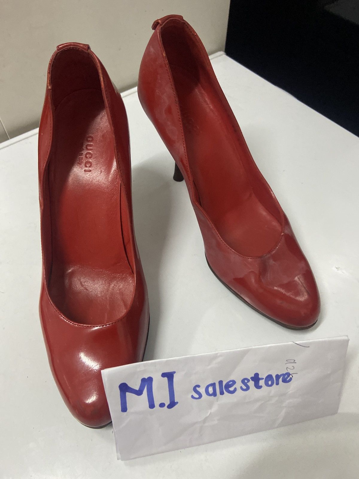 Gucci AUTHENTIC GUCCI HEELS REDCHERRY Size US 8 / IT 38 - 8 Thumbnail