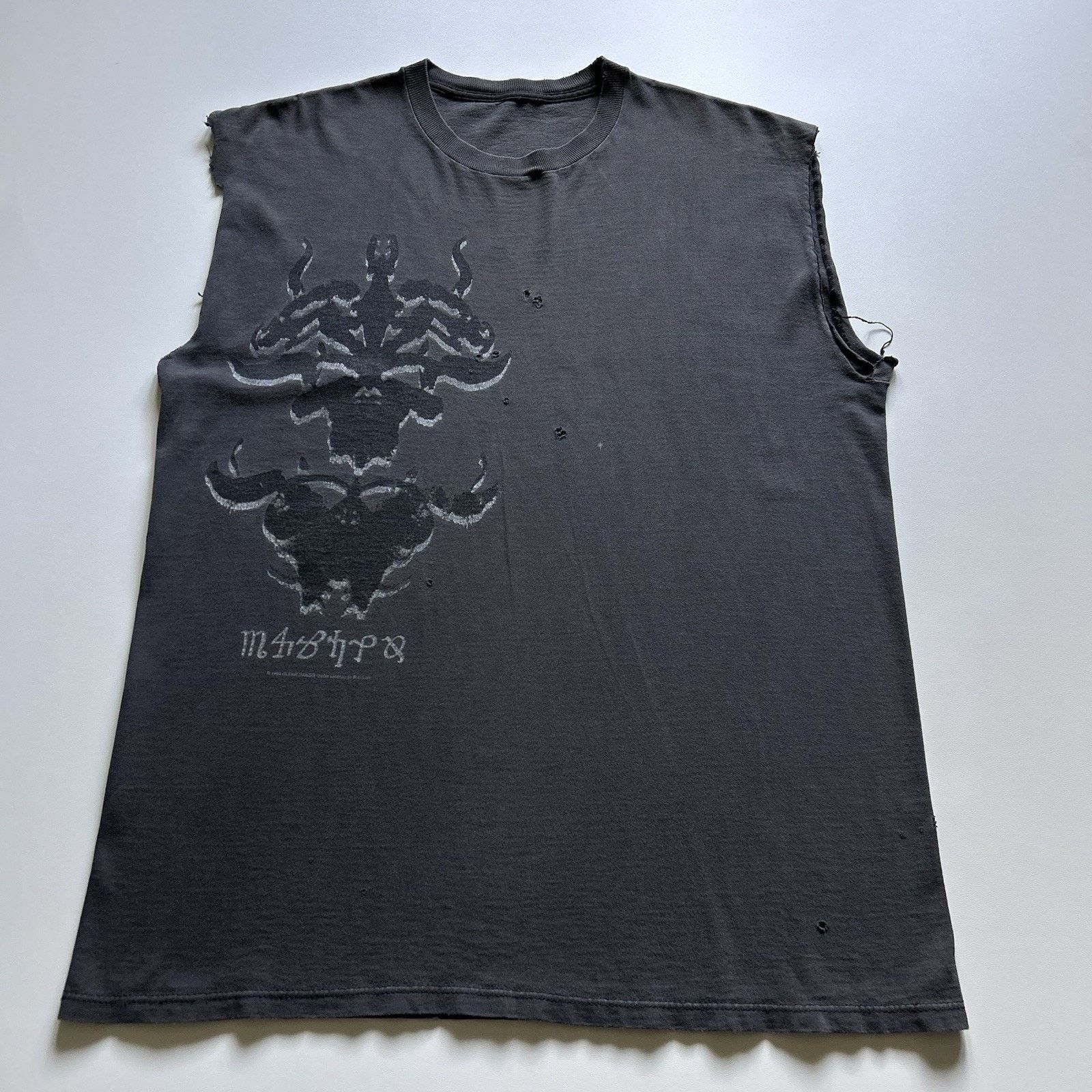 Band Tees Vintage 90s Danzig Tour Shirt Sleeveless XL Faded Distressed Size US XL / EU 56 / 4 - 1 Thumbnail