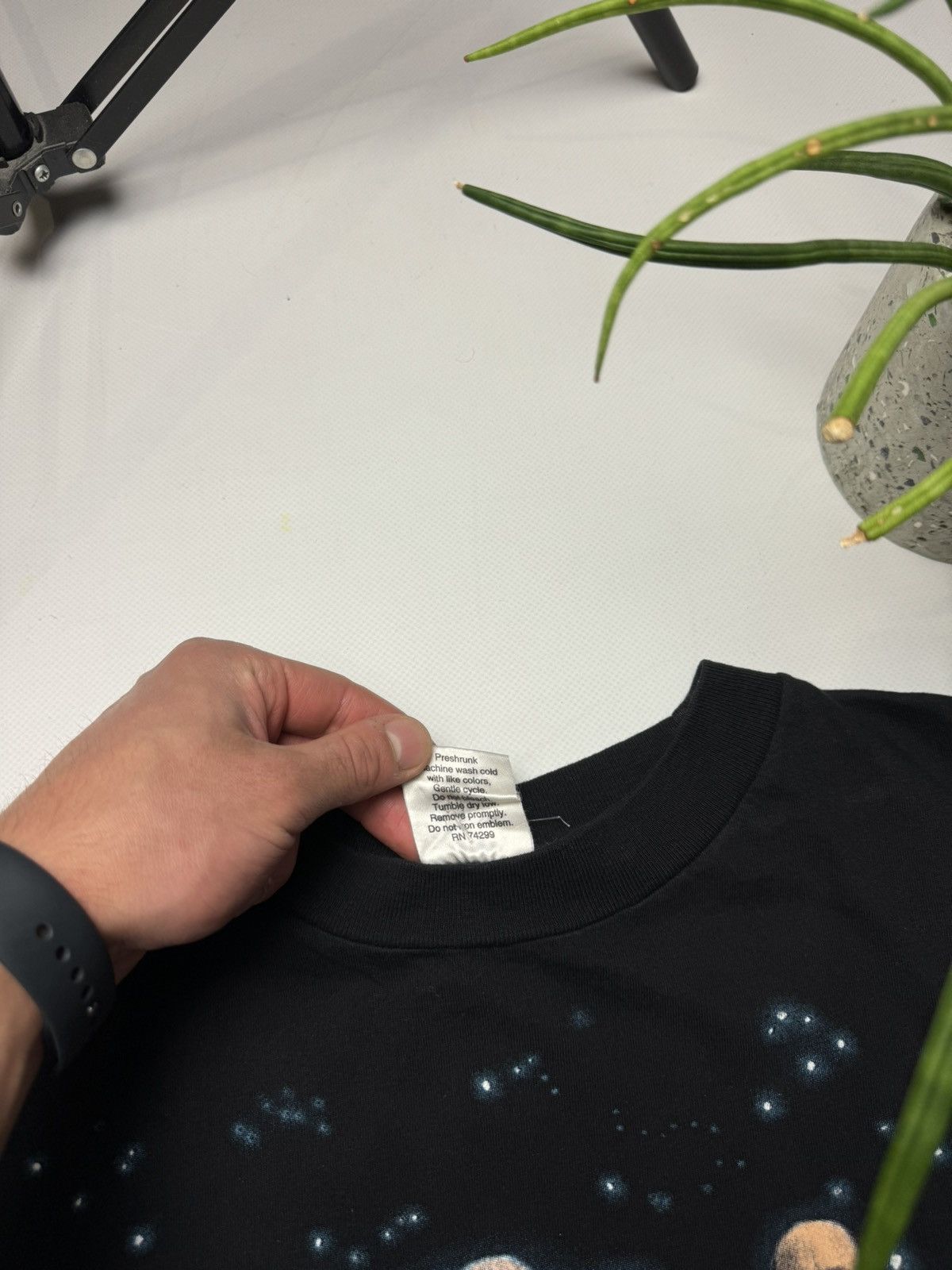 Band Tees × Vintage Rare vintage Star Trek voyager 1995 T-shirt y2k black Size US L / EU 52-54 / 3 - 9 Thumbnail