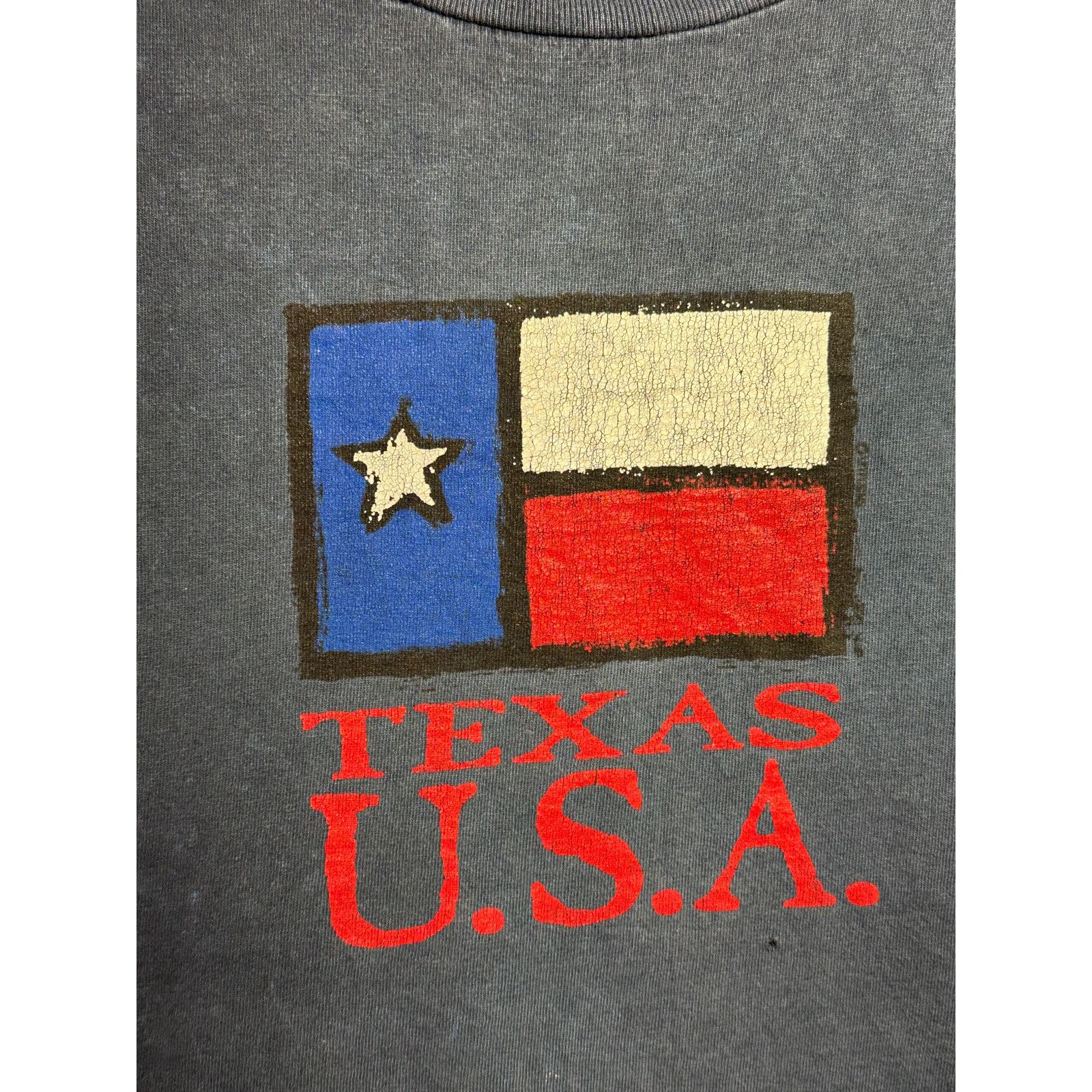 & Other Stories Vintage Texas USA Navy Tshirt Size XL Size US XL / EU 56 / 4 - 6 Thumbnail