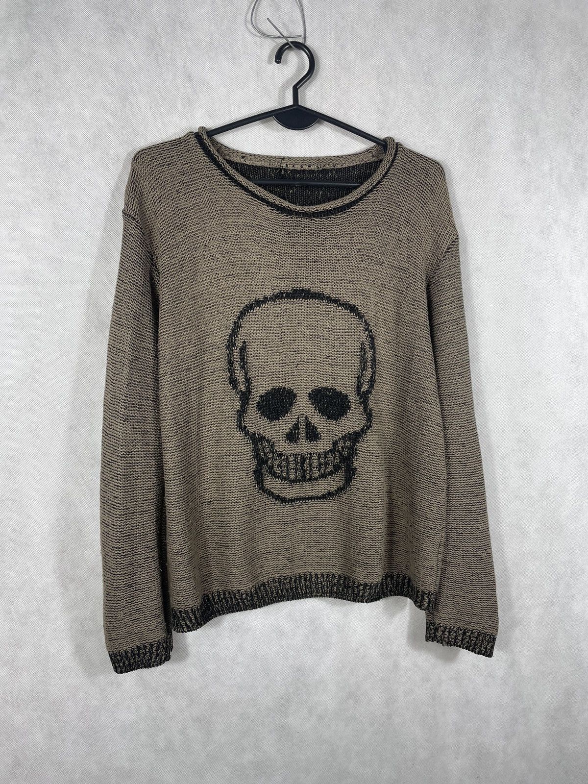 Affliction × Vintage Big Skull 00s 90s Sweater Knitwear Pull Sweatshirt Crewneck Size US M / EU 48-50 / 2 - 3 Thumbnail