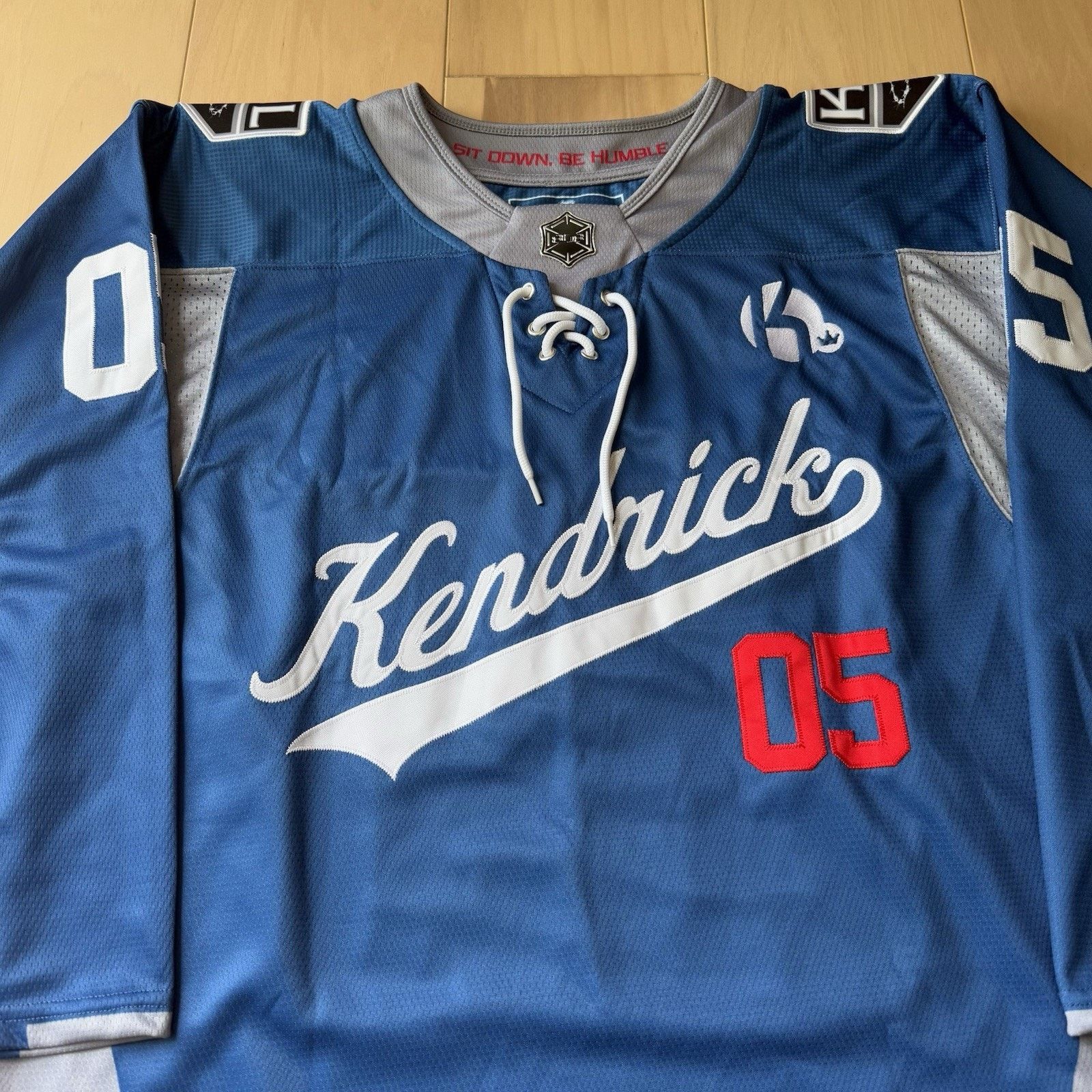 NHL Kendrick Lamar Hockey Jersey Medium Blue Elev808 Designs Size US M / EU 48-50 / 2 - 3 Thumbnail