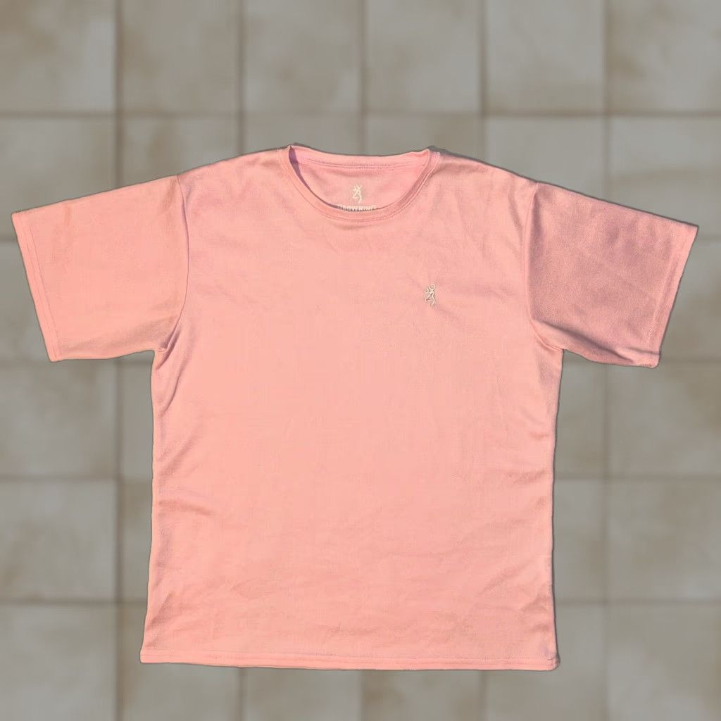 Vintage Browning T-Shirt Shirt Women Pink Athletic Short Sleeve Logo Crew Neck L Regular Size L / US 10 / IT 46 - 1 Thumbnail