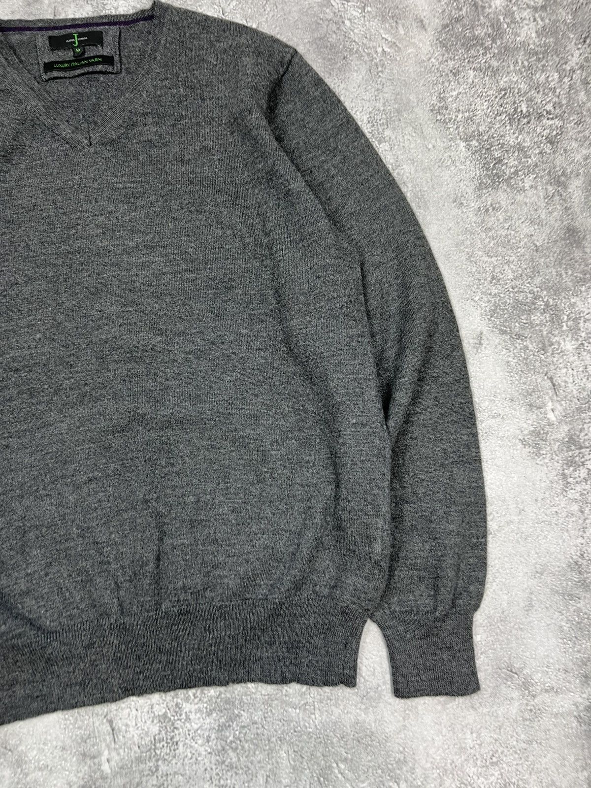 Jasper Conran Jasper Conran Merino Wool Sweater V-Neck Size US M / EU 48-50 / 2 - 2 Thumbnail