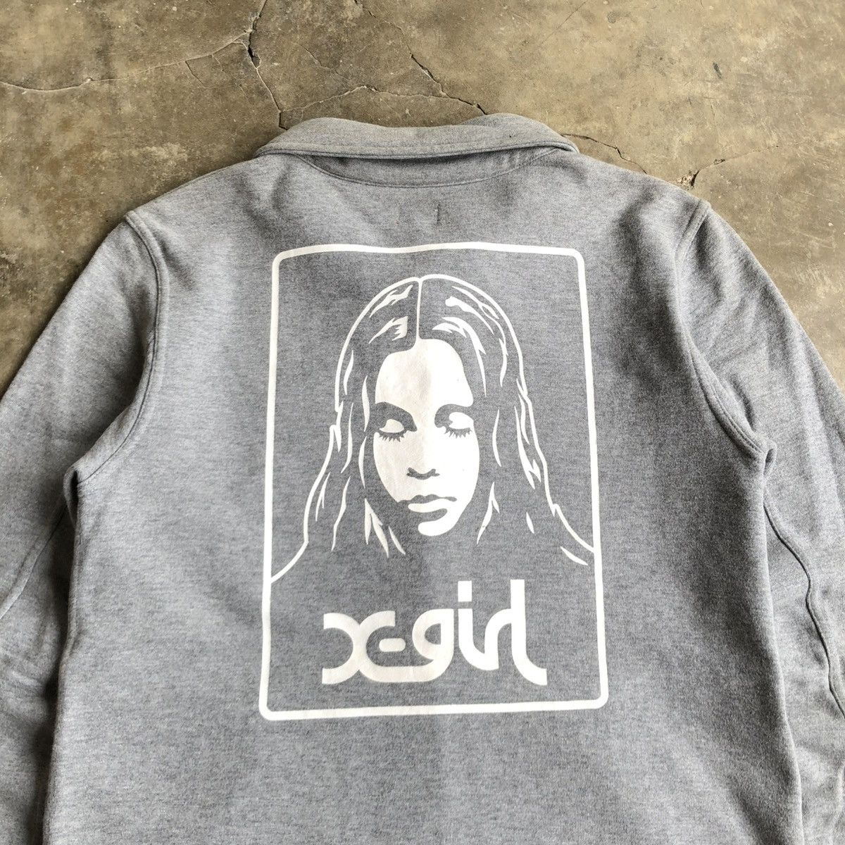Hysteric Glamour 2000s X-girl Women Face Big Logo HG Style Button Jacket Grey Size US S / EU 44-46 / 1 - 3 Thumbnail