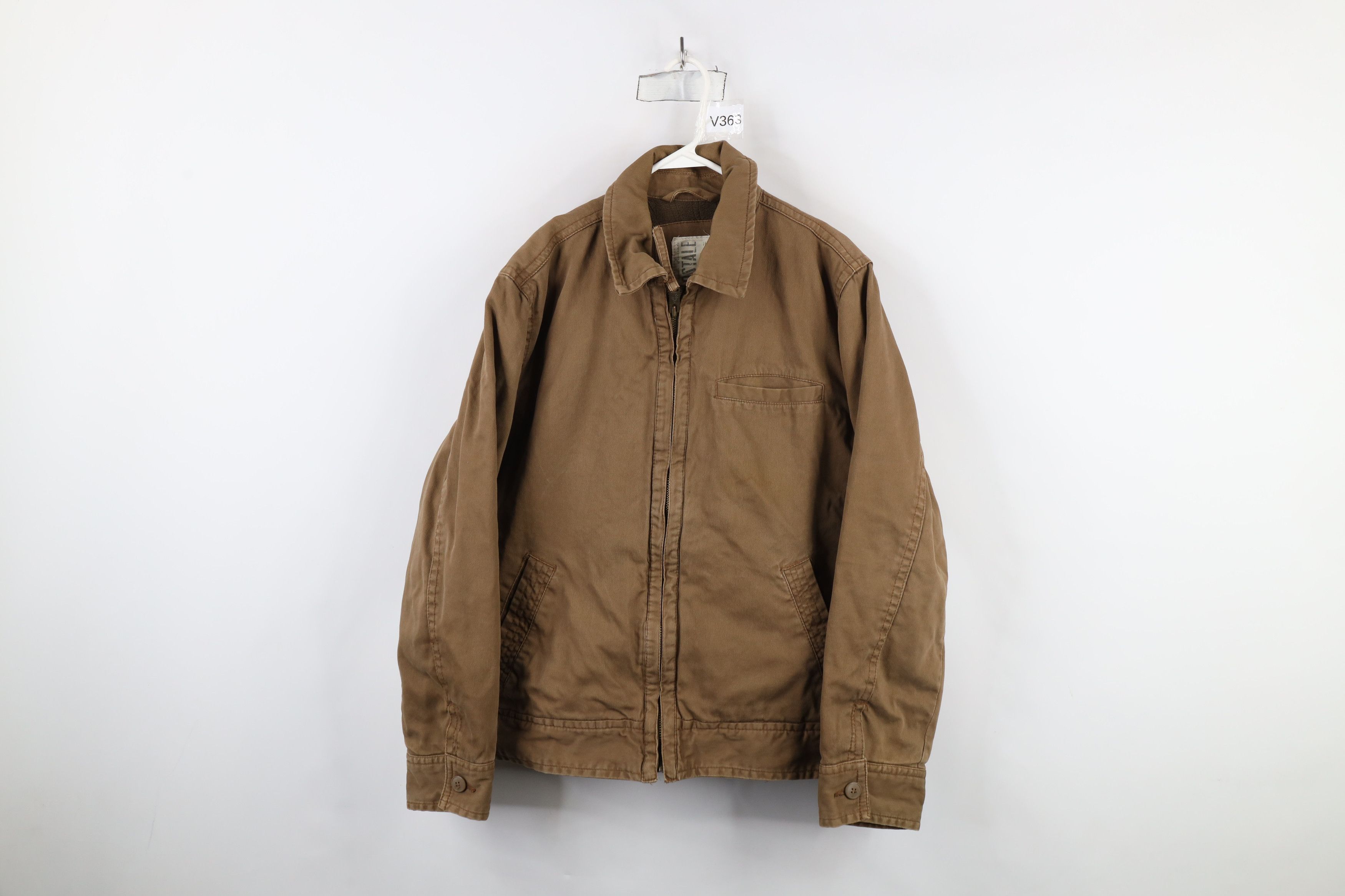 Aeropostale × Vintage Vintage 90s Y2K Aeropostale Lined Ribbed Canvas Jacket Size US L / EU 52-54 / 3 - 1 Thumbnail