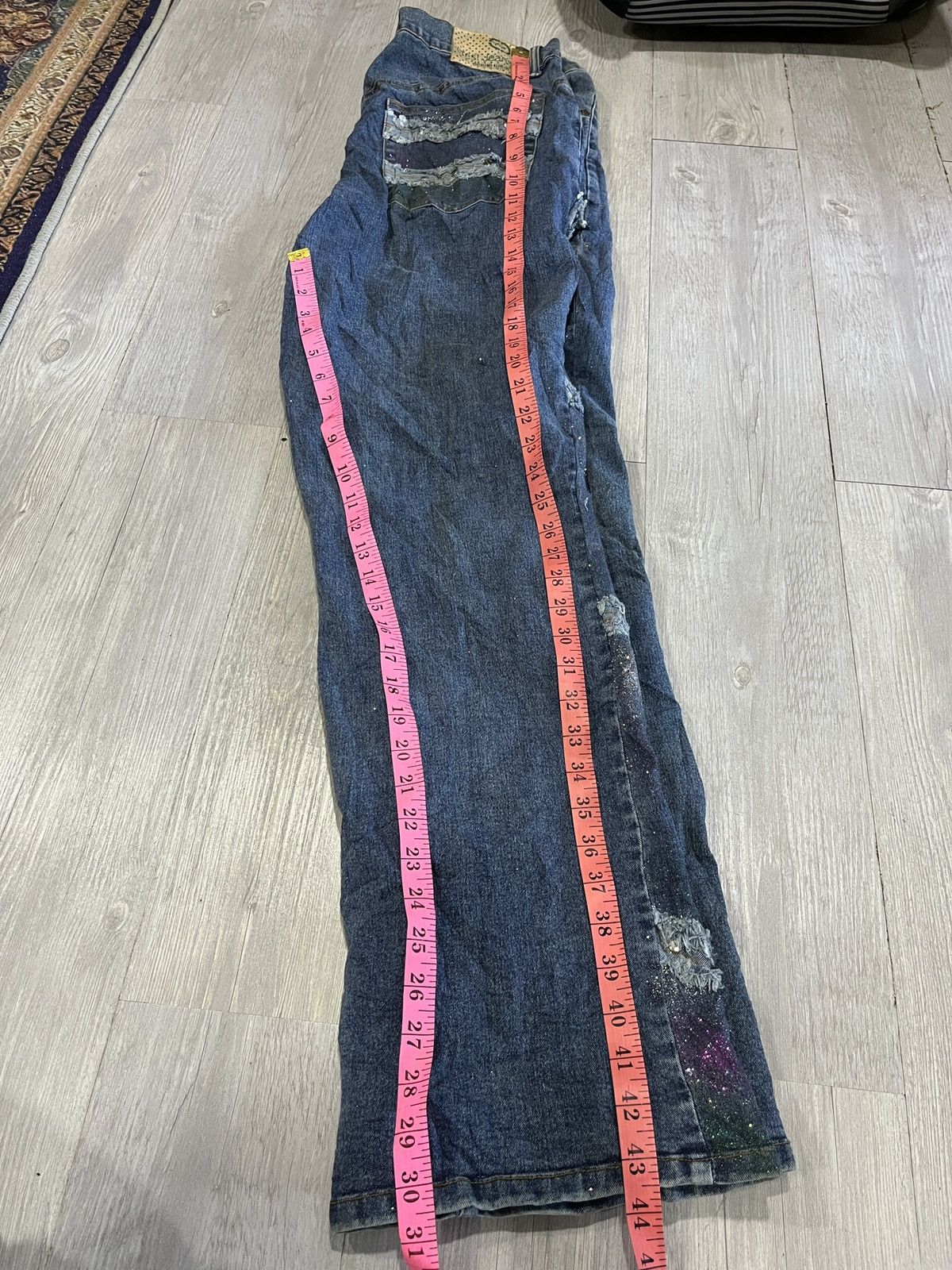 Hysteric Glamour Distressed Denim Crest Jeans vintage Size US 36 / EU 52 - 9 Thumbnail