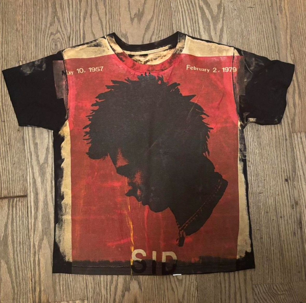 rare sid vicious “no one shot sid” t-shirt