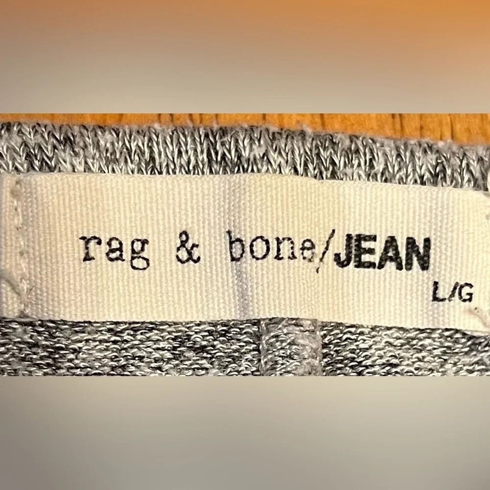 Rag & Bone Rag & Bone rayon/polyester blend Heather grey shirt, size L Size L / US 10 / IT 46 - 3 Thumbnail
