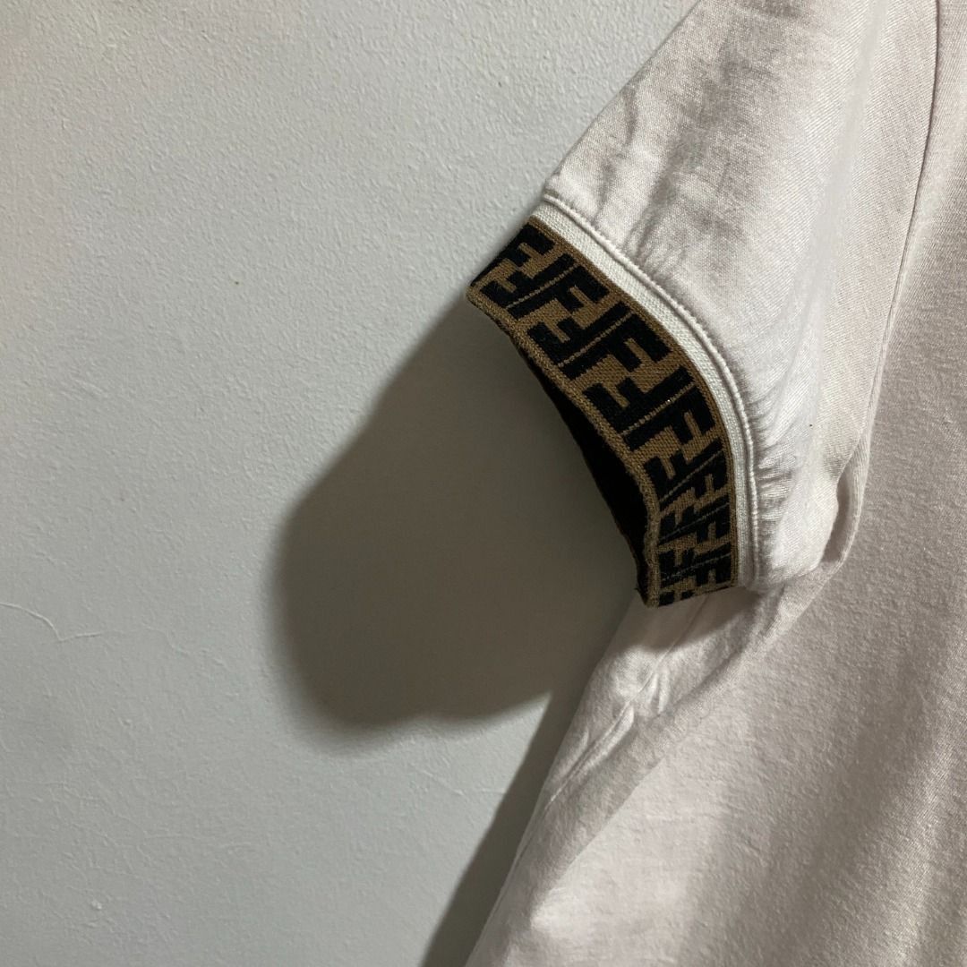 Fendi FF Monogram T-shirt S/M Size S / US 4 / IT 40 - 4 Thumbnail