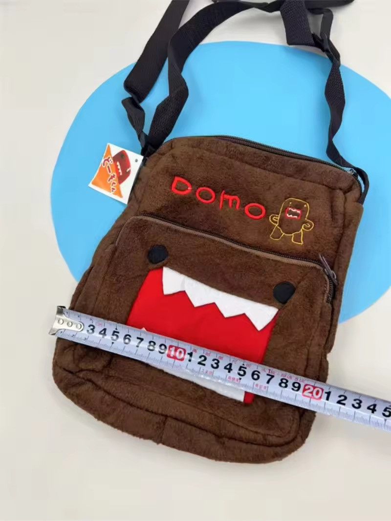 Japanese Brand Kawaii Domo Kun Plush Crossbody Bags Size ONE SIZE - 3 Thumbnail