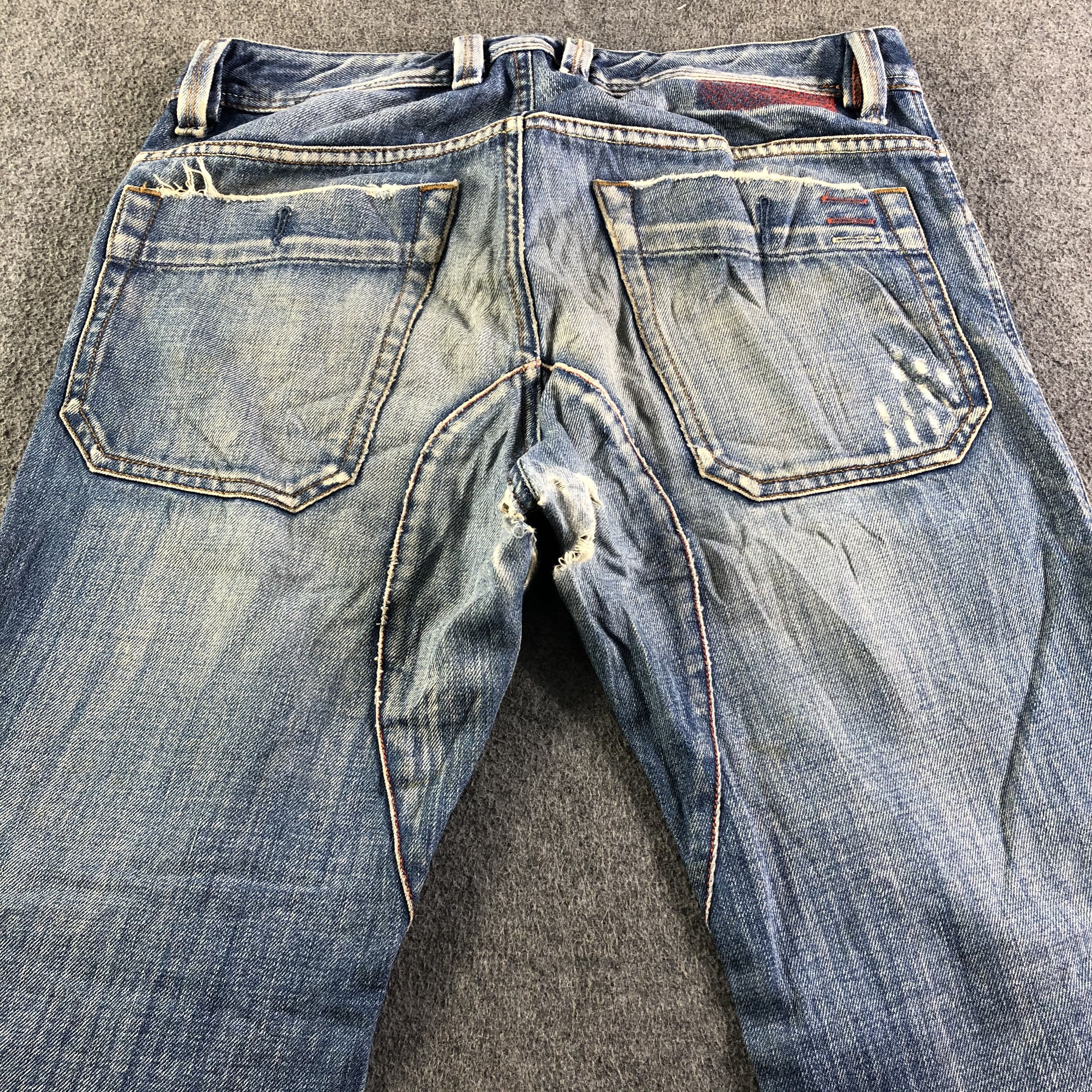 Diesel Vintage Blue Wash Diesel Industry Jeans-J3997 Size US 34 / EU 50 - 4 Thumbnail