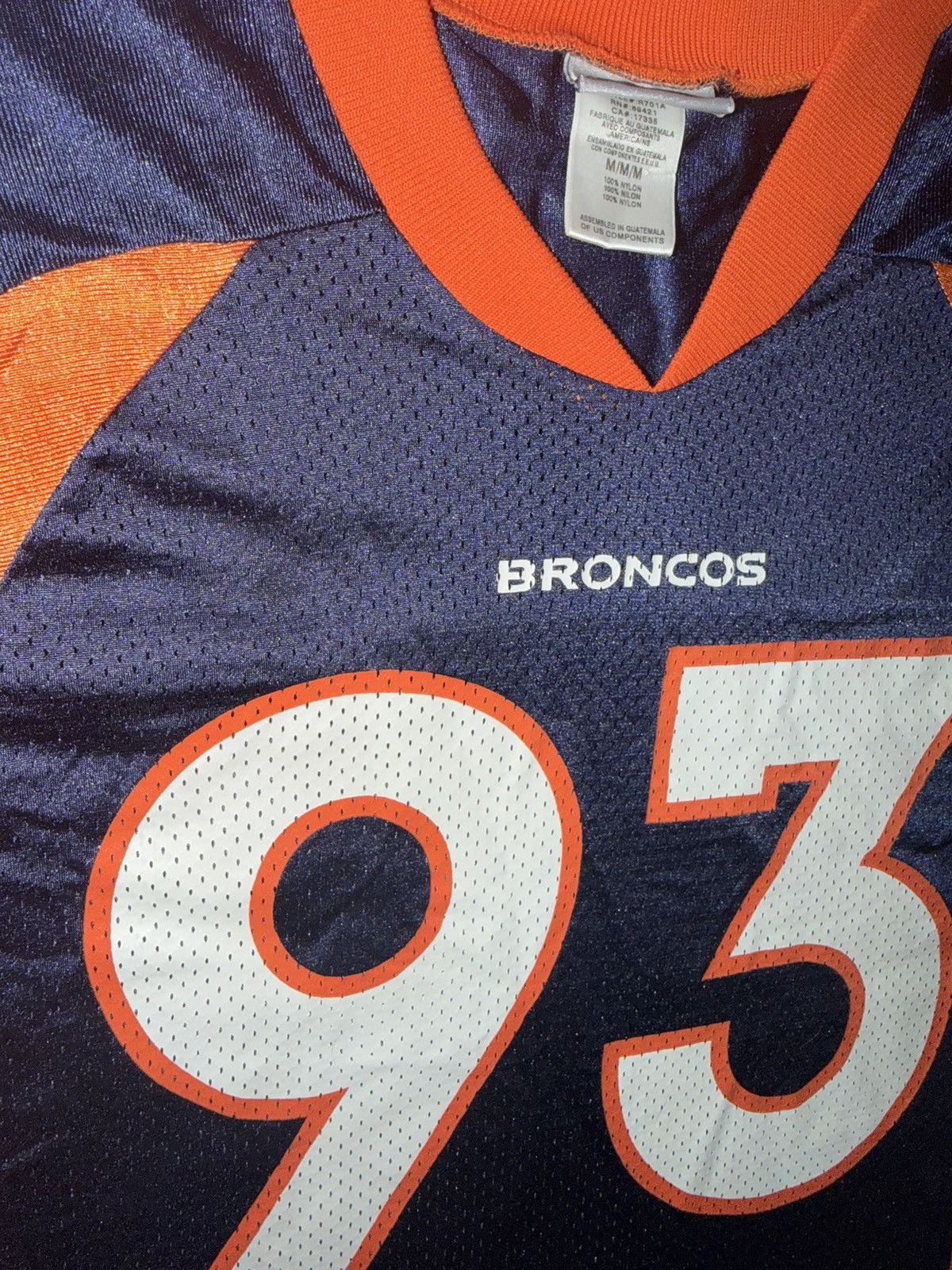 Reebok Vintage Denver Broncos Trevor Pryce NFL Reebok jersey Size US M / EU 48-50 / 2 - 4 Thumbnail