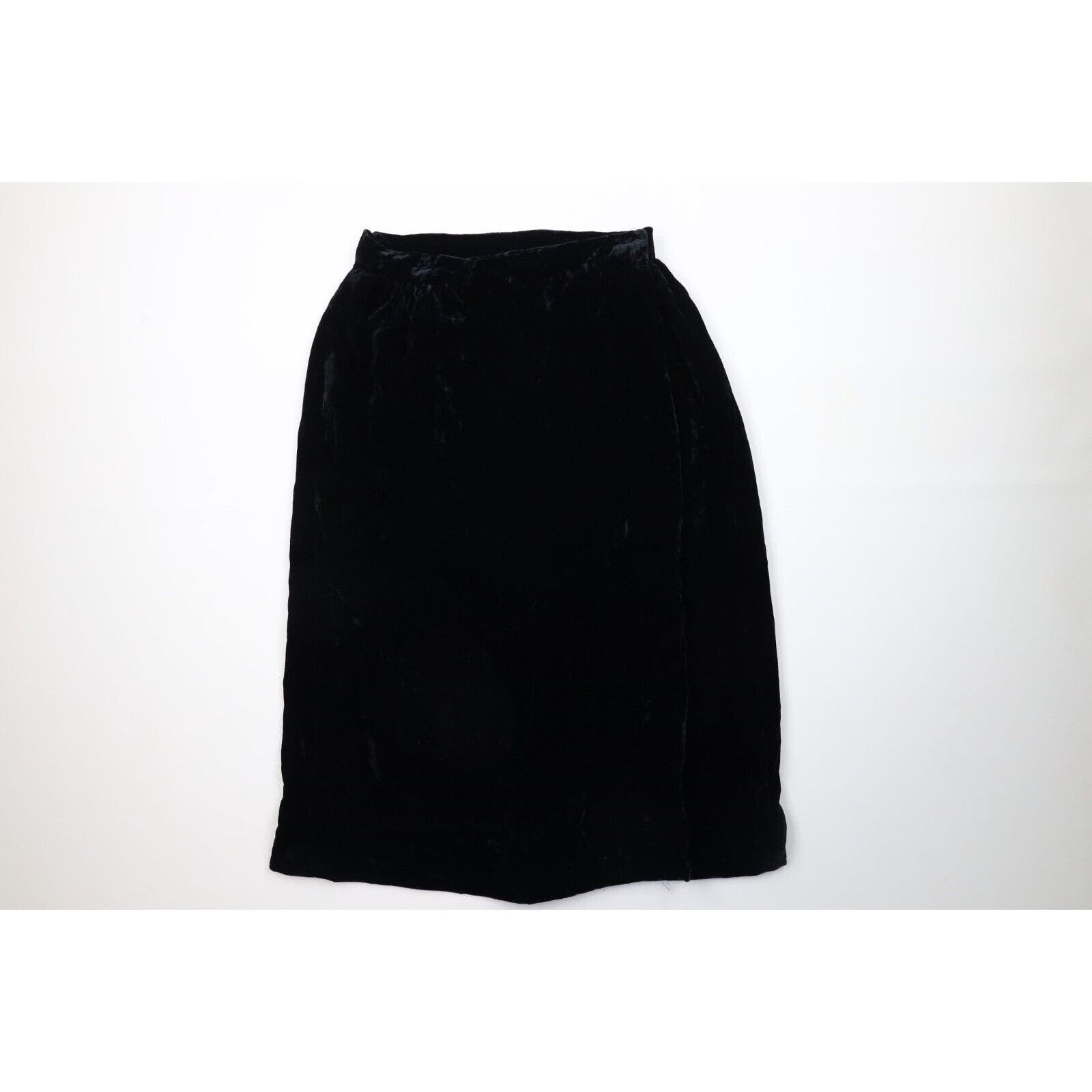 Vintage Vintage 50s 60s Streetwear Velvet Velour Full Length Skirt Size 28" / US 6 / IT 42 - 1 Thumbnail