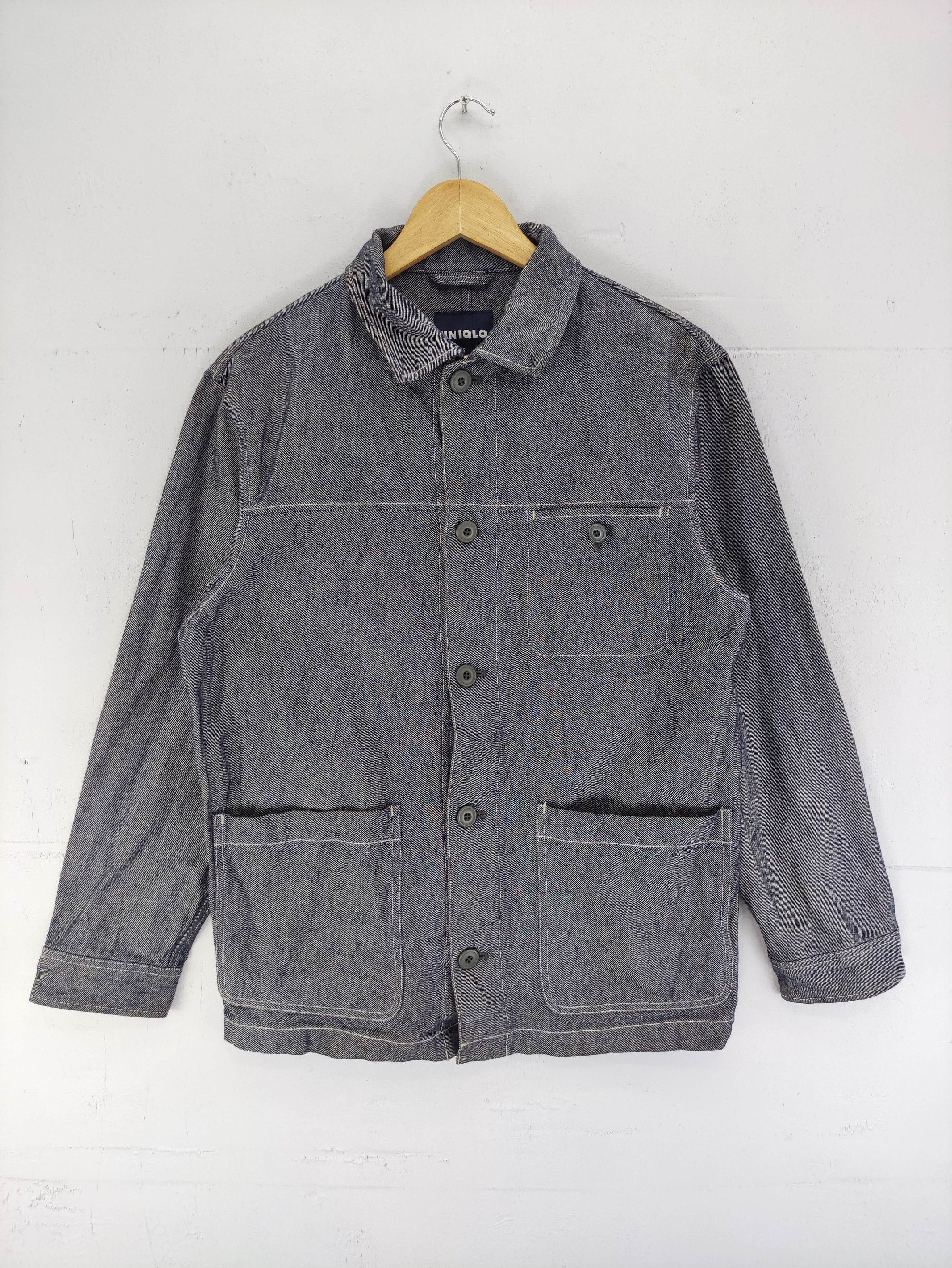 Uniqlo Vintage Uniqlo Denim Chore Jacket Button Up Size US M / EU 48-50 / 2 - 1 Thumbnail