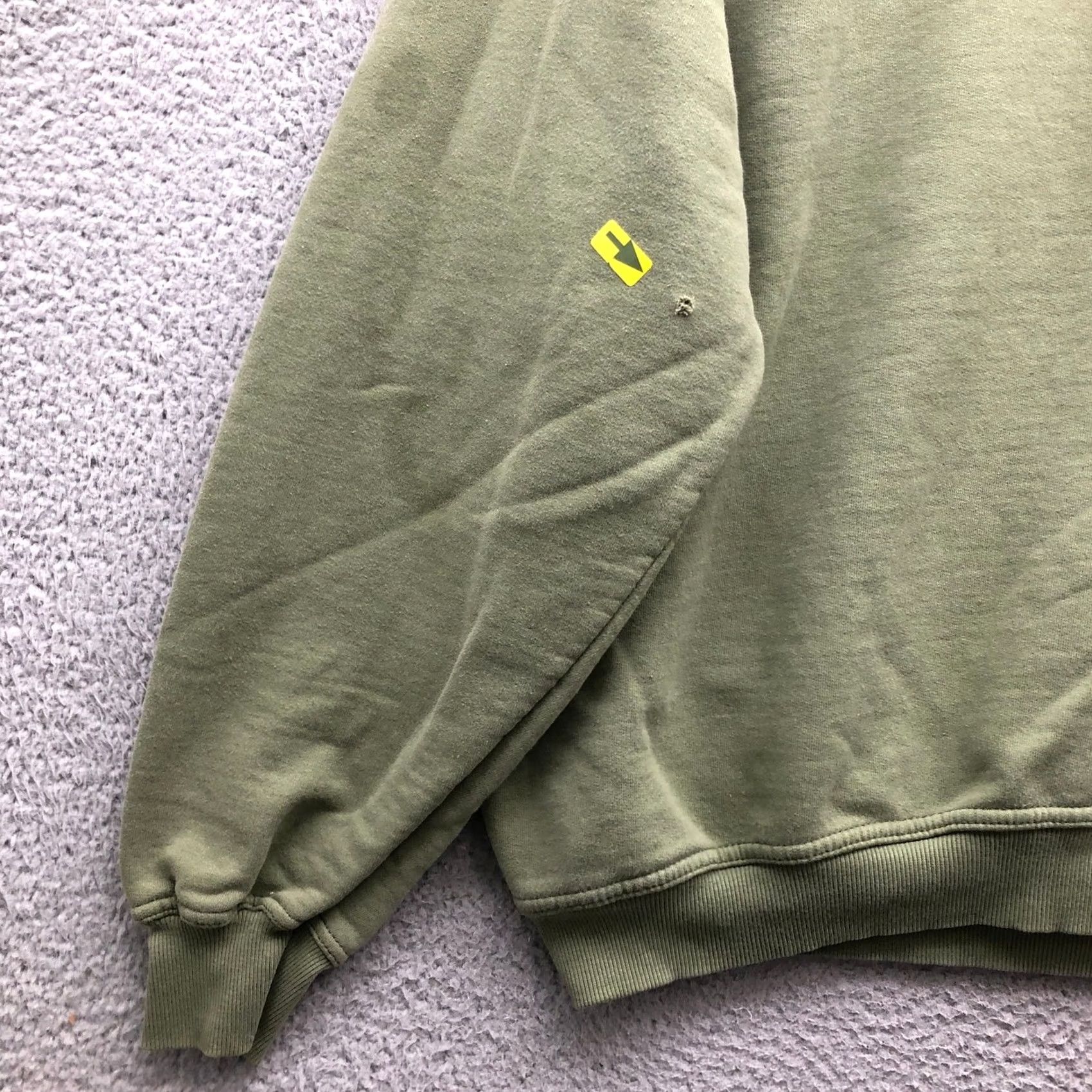Russell Athletic VINTAGE Russell Athletic Sweatshirt Mens XL Crew Neck Green Pluma 90s Retro Athletic Pullover Cotton Size US XL / EU 56 / 4 - 4 Thumbnail