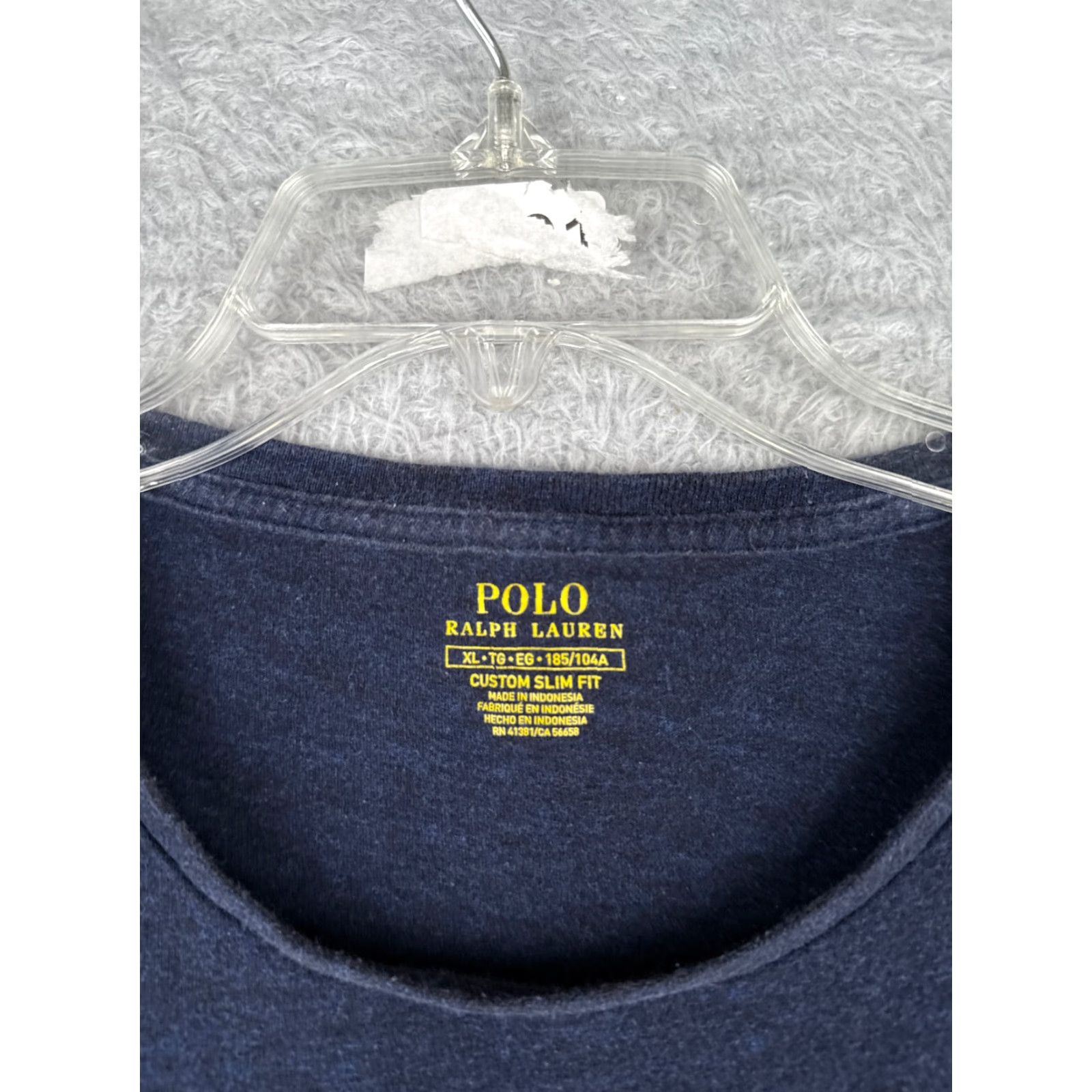 Ralph Lauren Polo Ralph Lauren Shirt Adult XL Blue Short Sleeve Cotton Slim Fit Size US XL / EU 56 / 4 - 7 Thumbnail