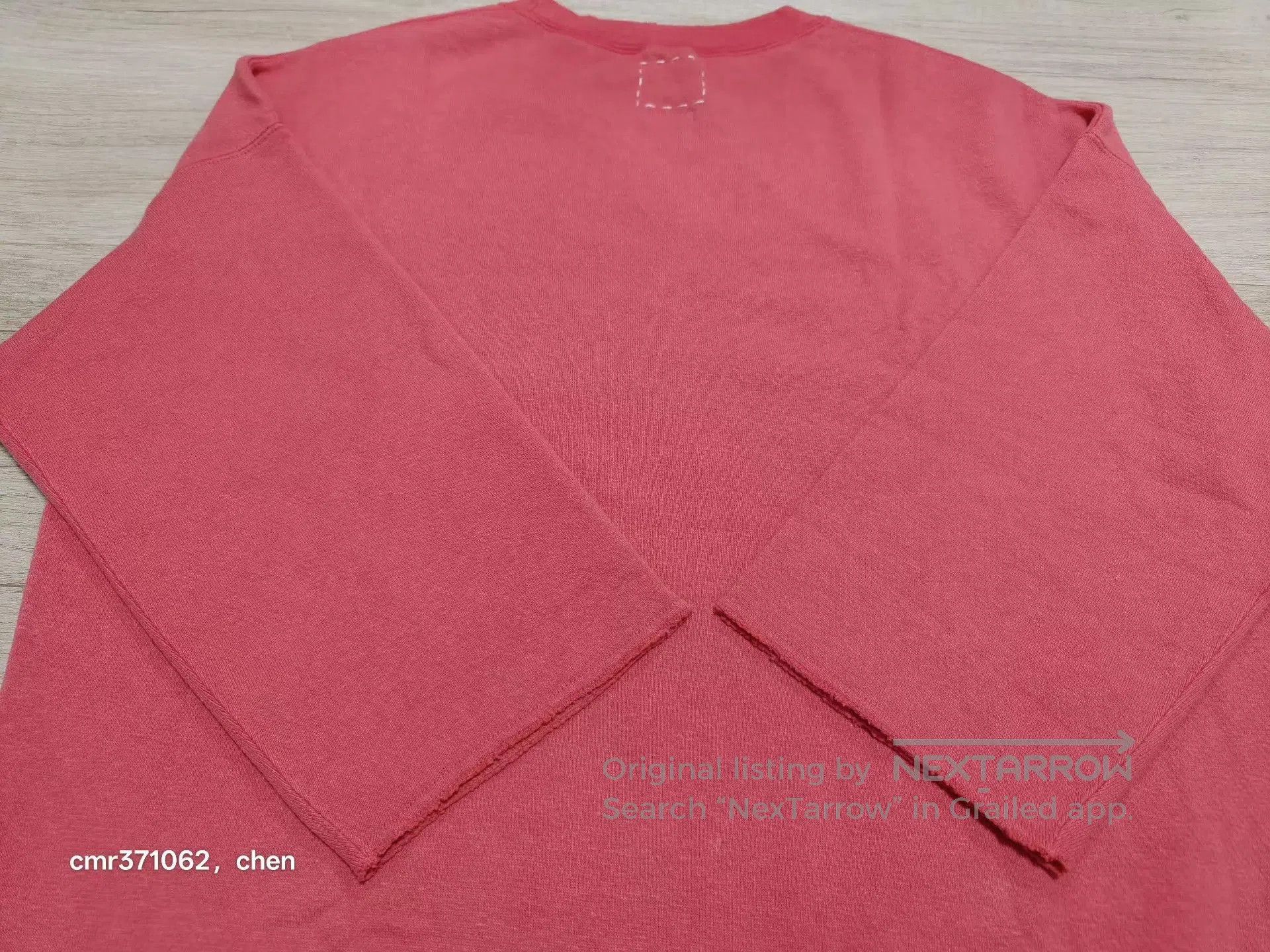 Visvim Pink Long Sleeve Crew Neck Shirt. Size US L / EU 52-54 / 3 - 8 Thumbnail