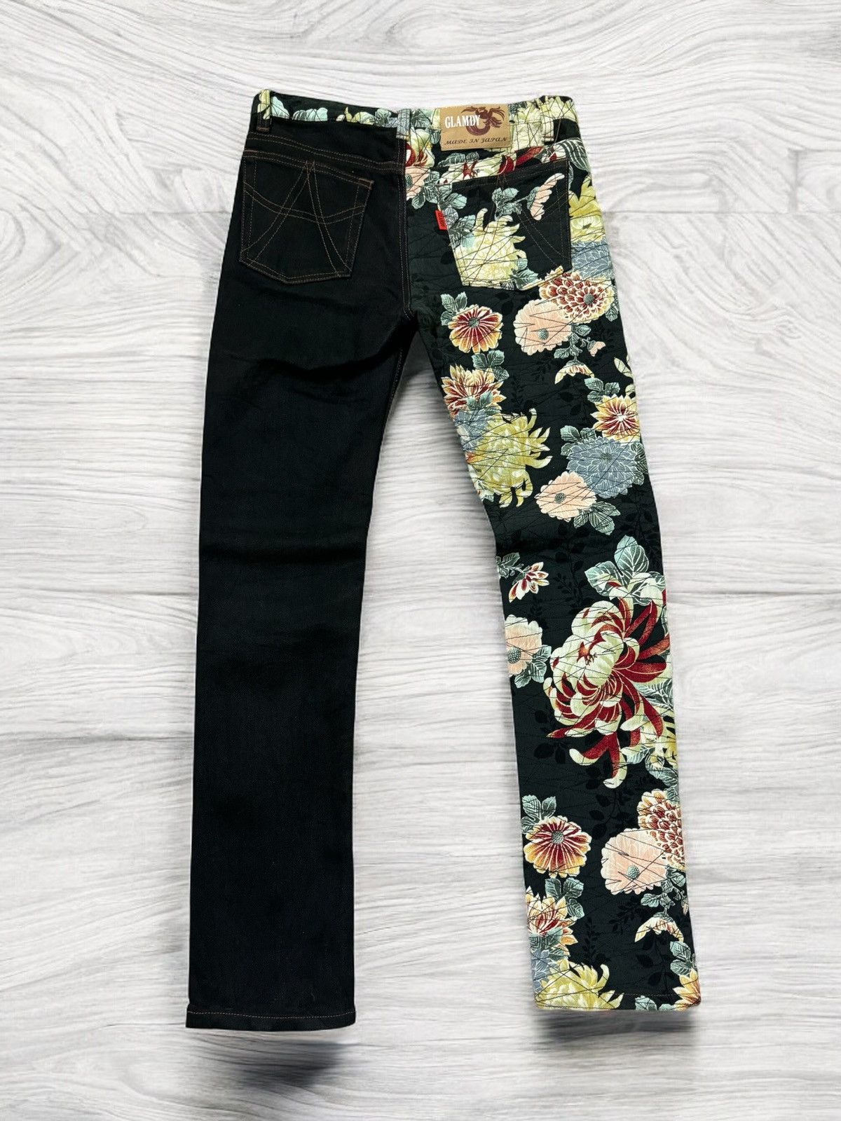 Hysteric Glamour × Japanese Brand Vintage GLAMDY Reconstructed Undercover Style Denim Pant Size US 29 - 1 Thumbnail