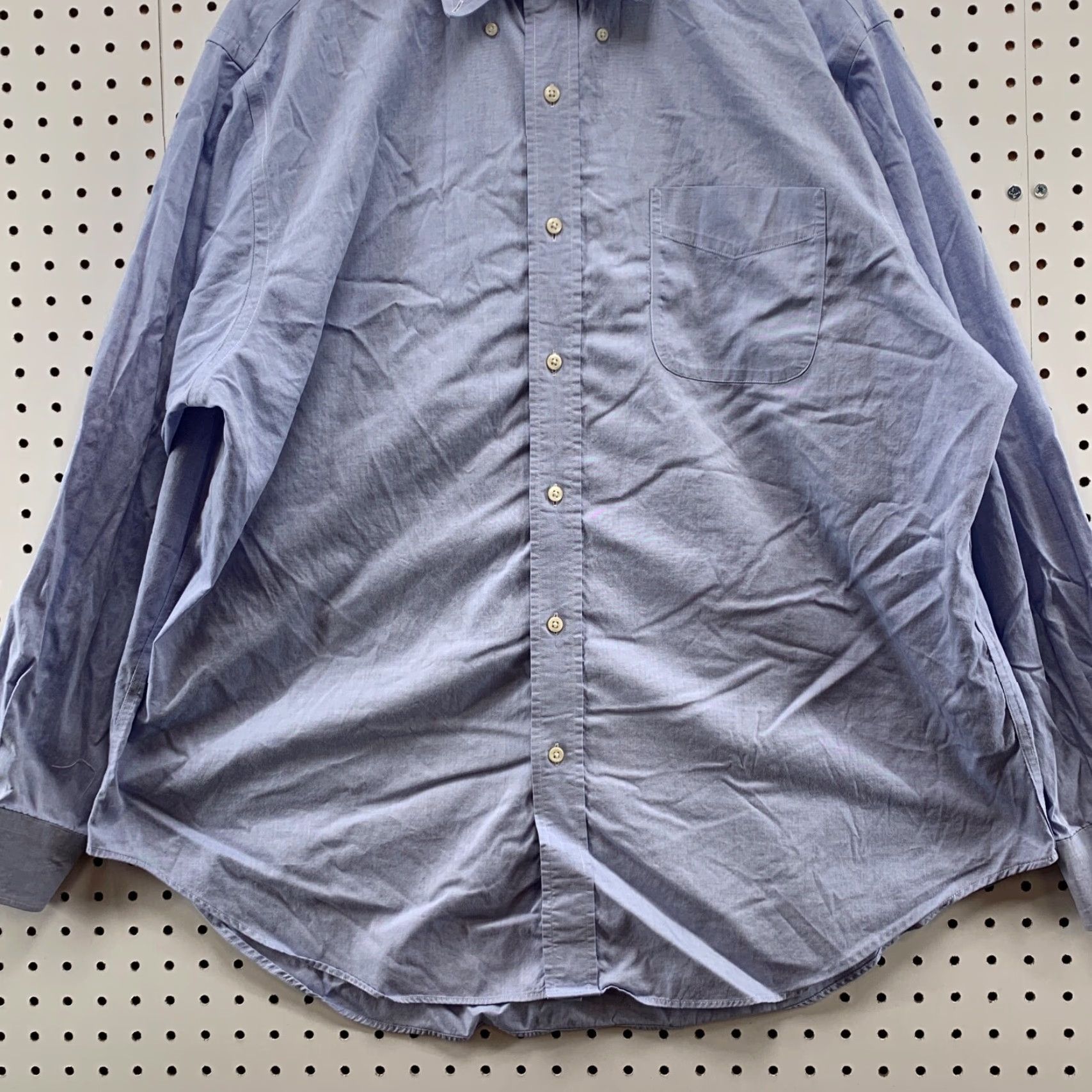 Ralph Lauren Lauren Ralph Lauren Men's Non-Iron Button Down Long Sleeve Shirt 17.5/34-35 Blue Classic Fit Preppy Size US XXL / EU 58 / 5 - 6 Thumbnail