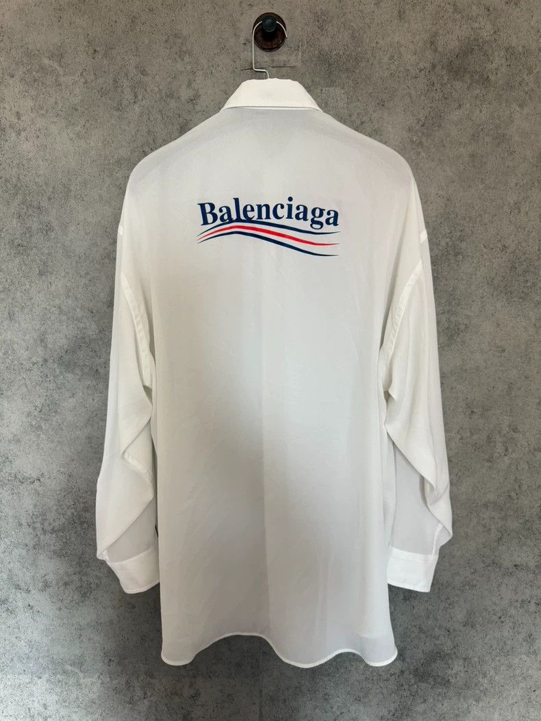 Balenciaga Balenciaga size 36 Cola printed logo shirt white Size US S / EU 44-46 / 1 - 5 Thumbnail
