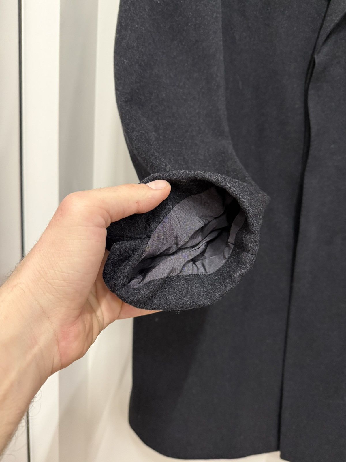 Hugo Boss Vintage Hugo Boss Wool Cashmere Black Coat Size US M / EU 48-50 / 2 - 3 Thumbnail