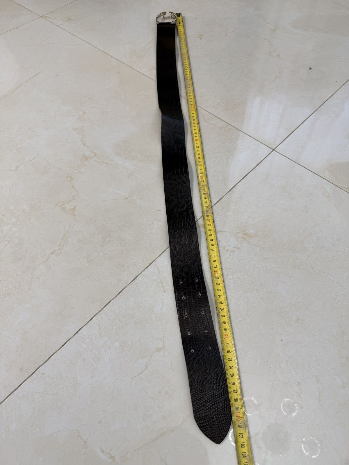 Just Cavalli Vintage leather shine avant garde roberto just cavalli belt Size ONE SIZE - 7 Thumbnail